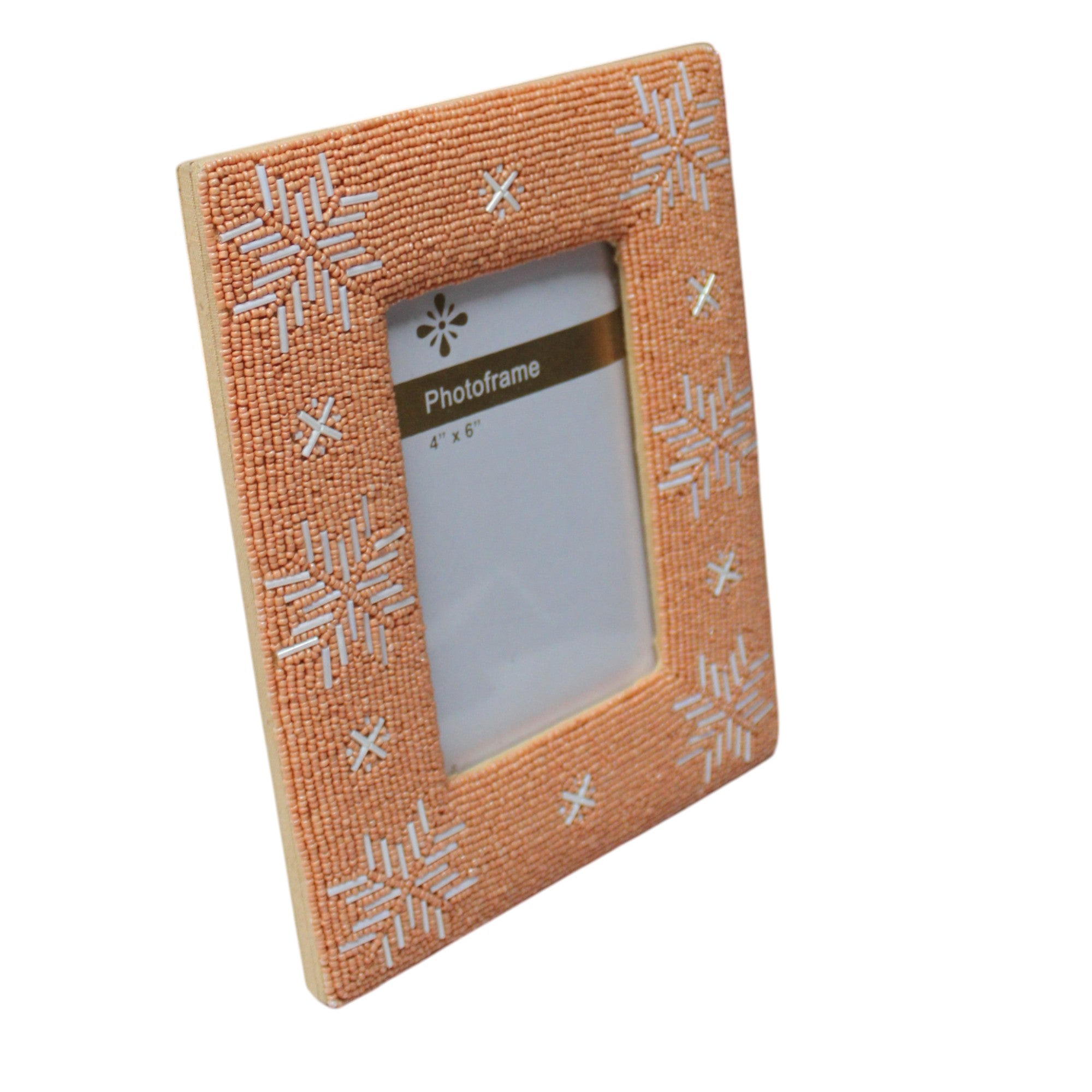 Chic Lavender & White Striped Double Hinged Picture Frame