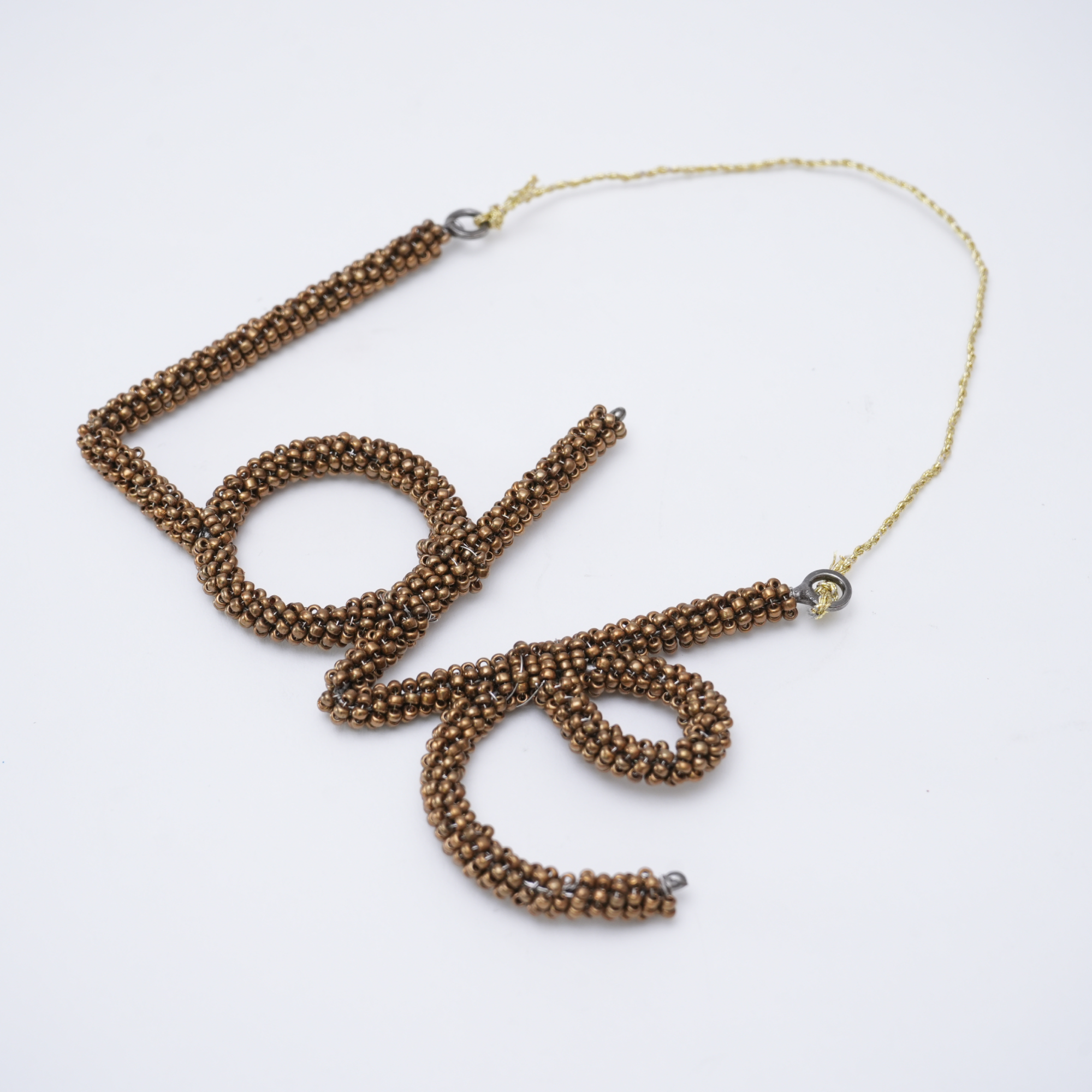 Set of 3 "LOVE" Beaded Hangings