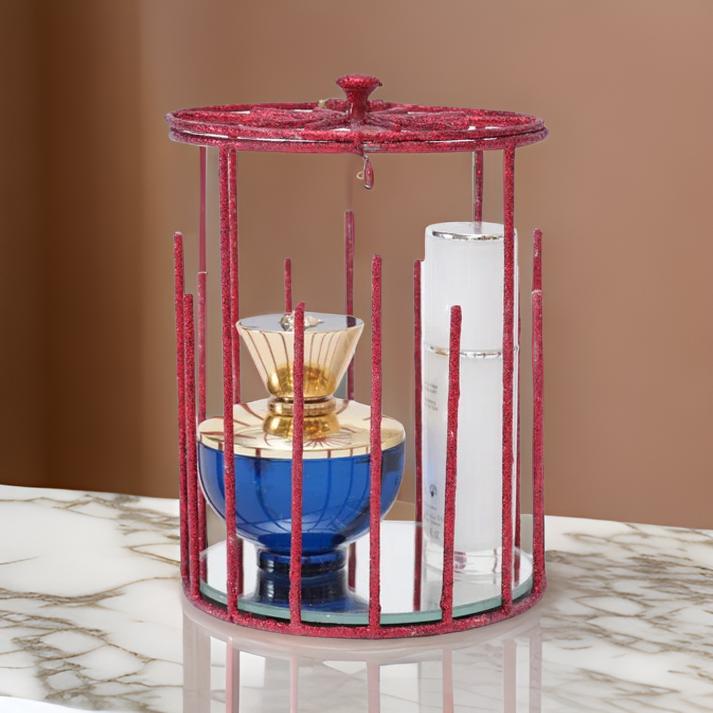 Red Makeup Organizer (Large, Tumbler)