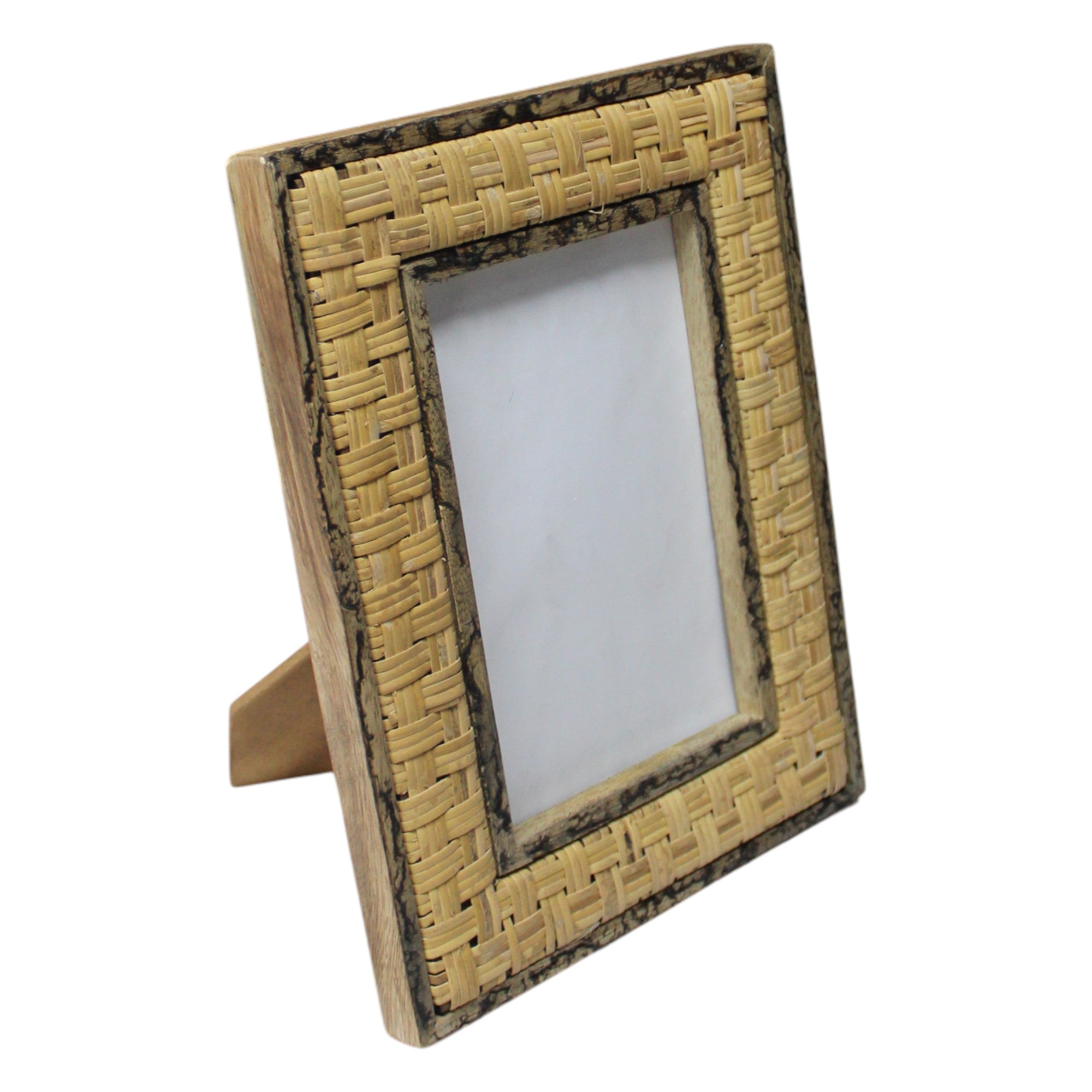  Natural Hand-Woven Bamboo Style Picture Frame 