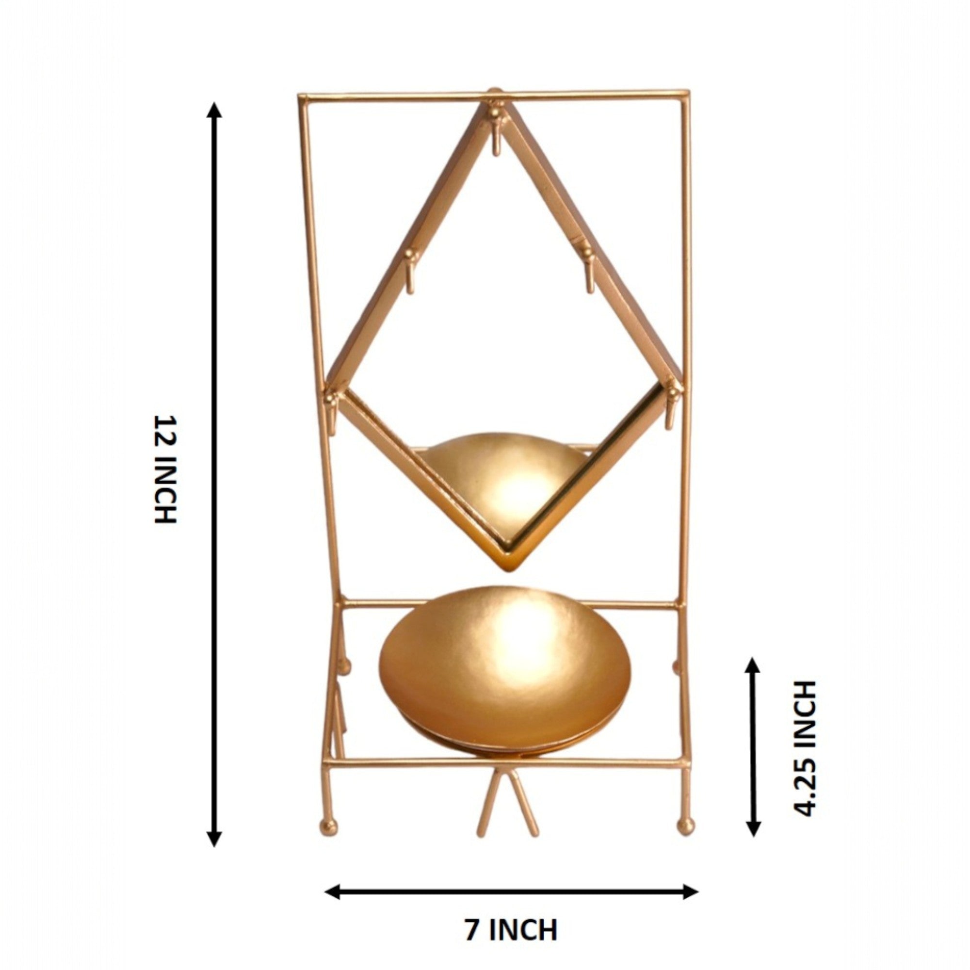 Jewellery Stand With Rhombus Mirror