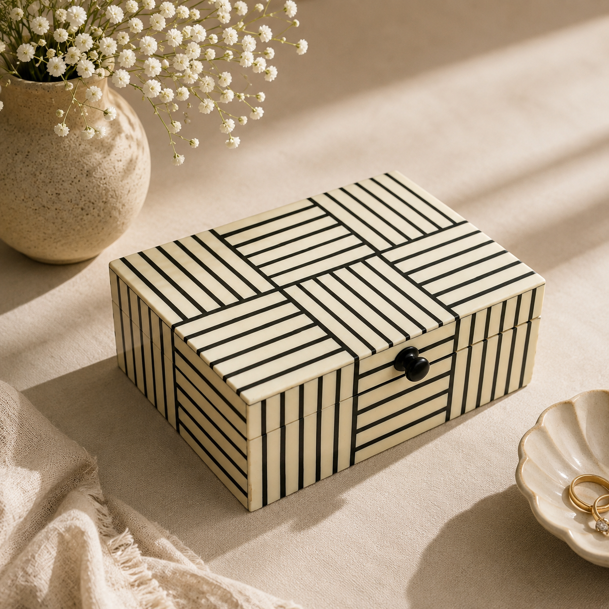 Luxury Handcrafted Decorative Jewellery Box