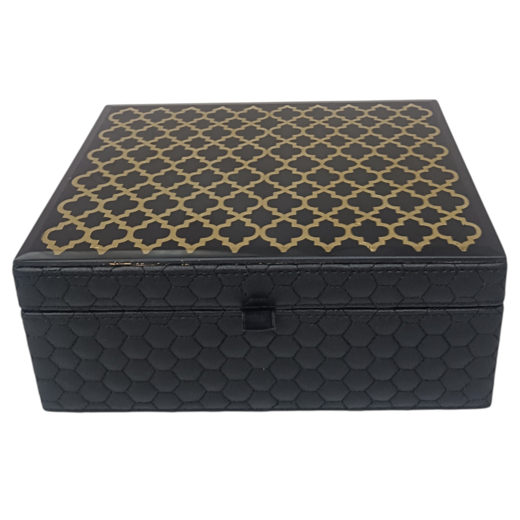 Black & Gold Moroccan Jewelry Box