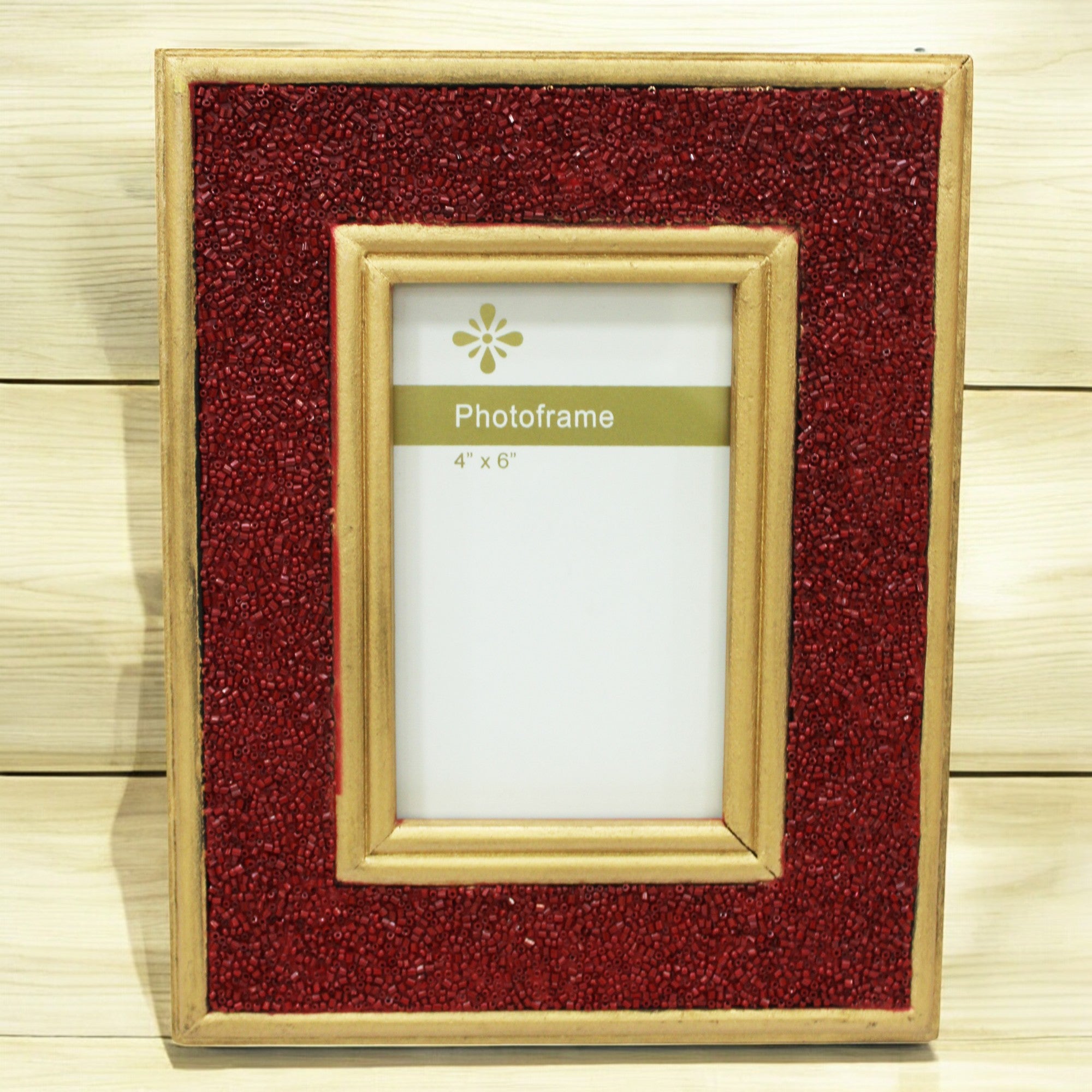 Beaded Decorative 4X6 Picture Frame