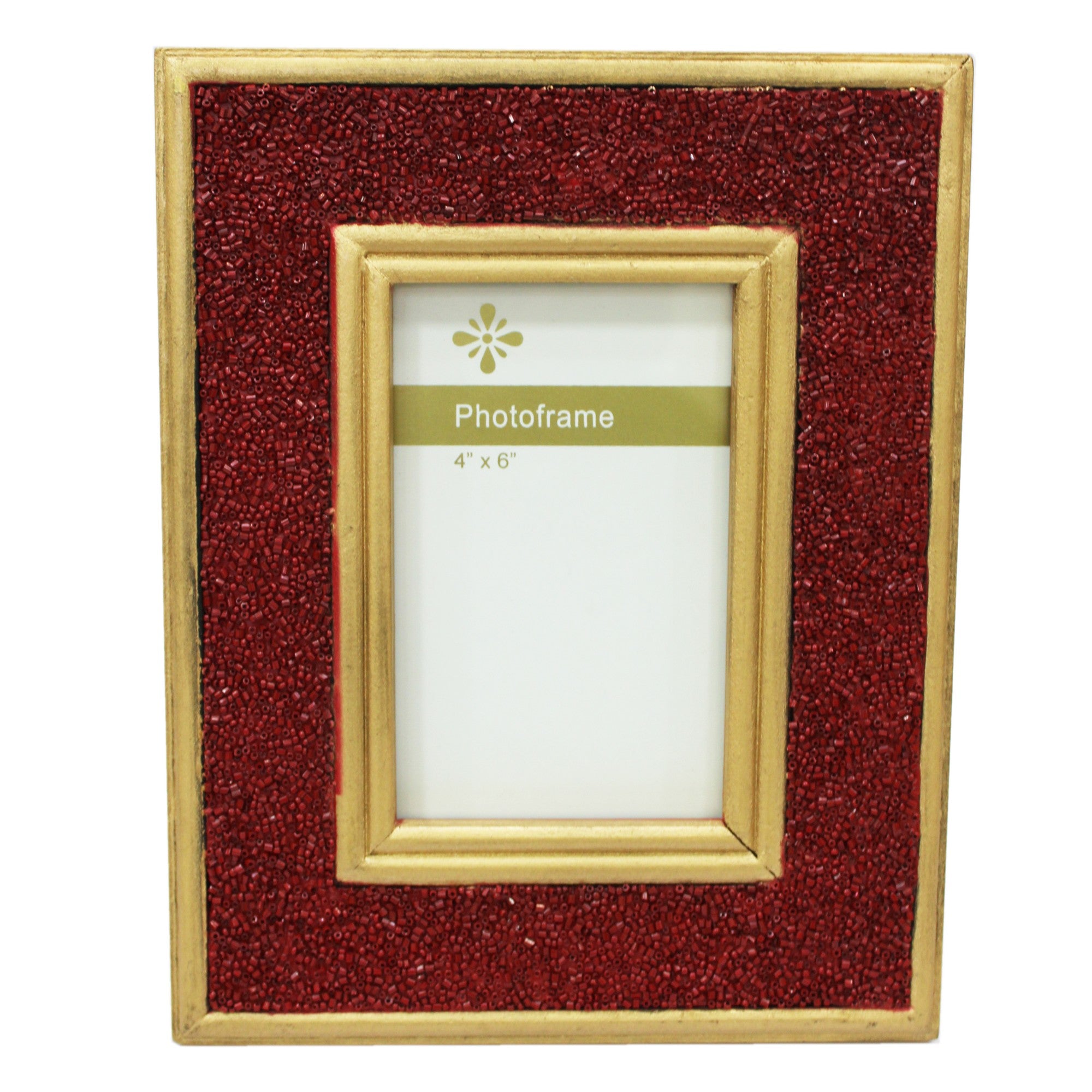 Beaded Decorative 4X6 Picture Frame