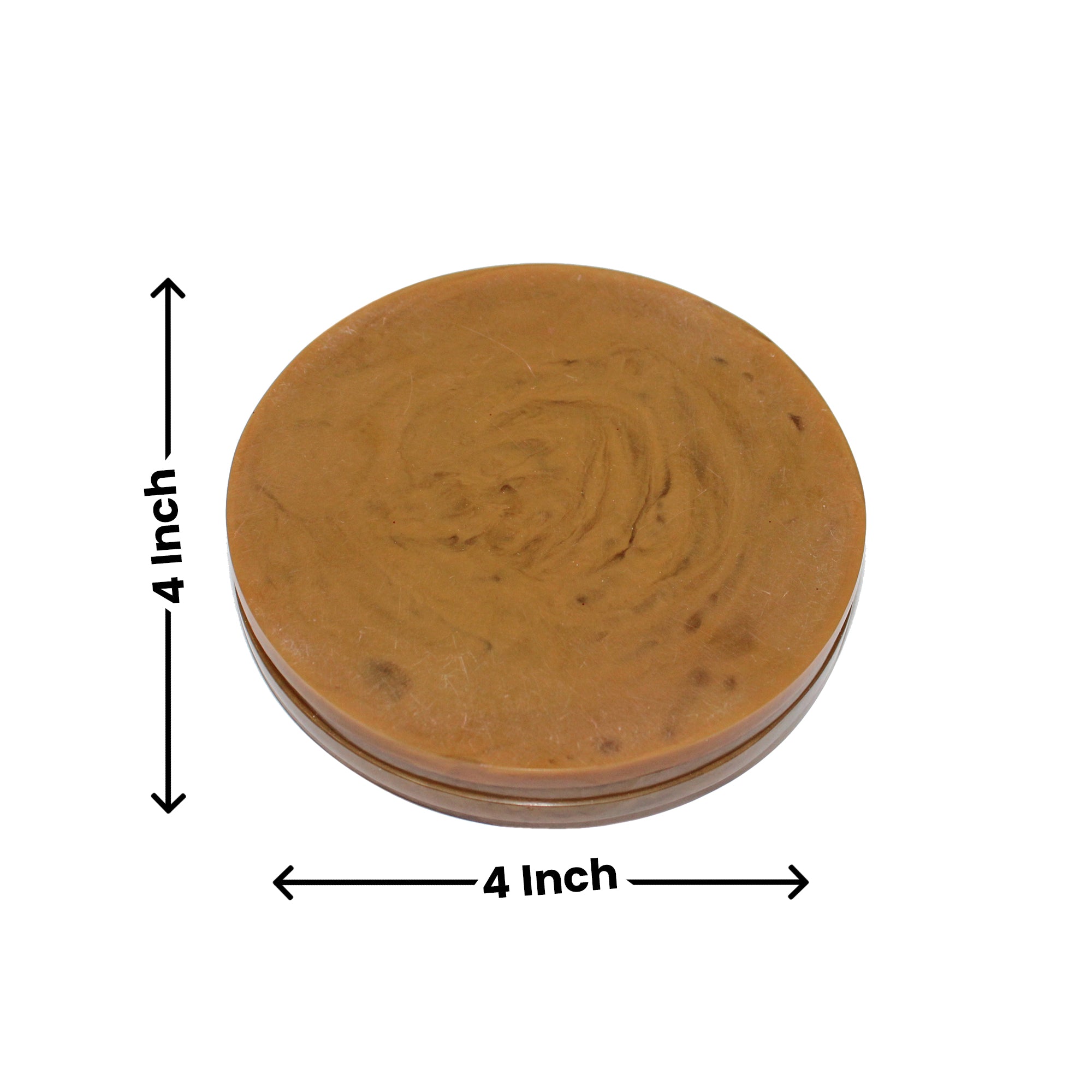 Brown Resin Coasters for Dining Table Set of Four