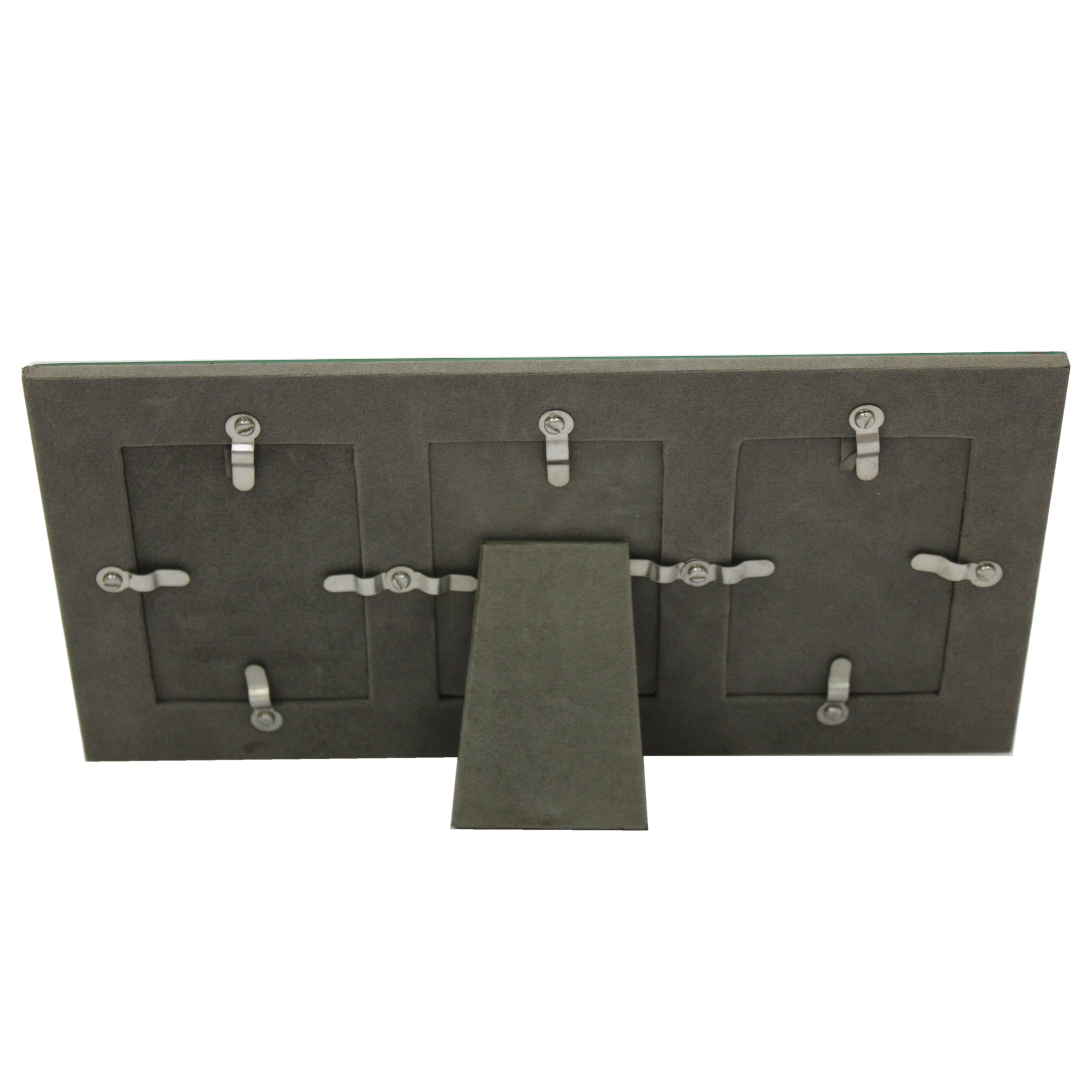 Silver Color Glass Triple Picture Frames Picture