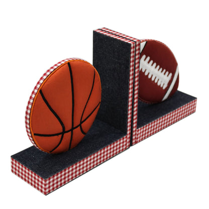 Embroidered Rugby Basketball Bookends