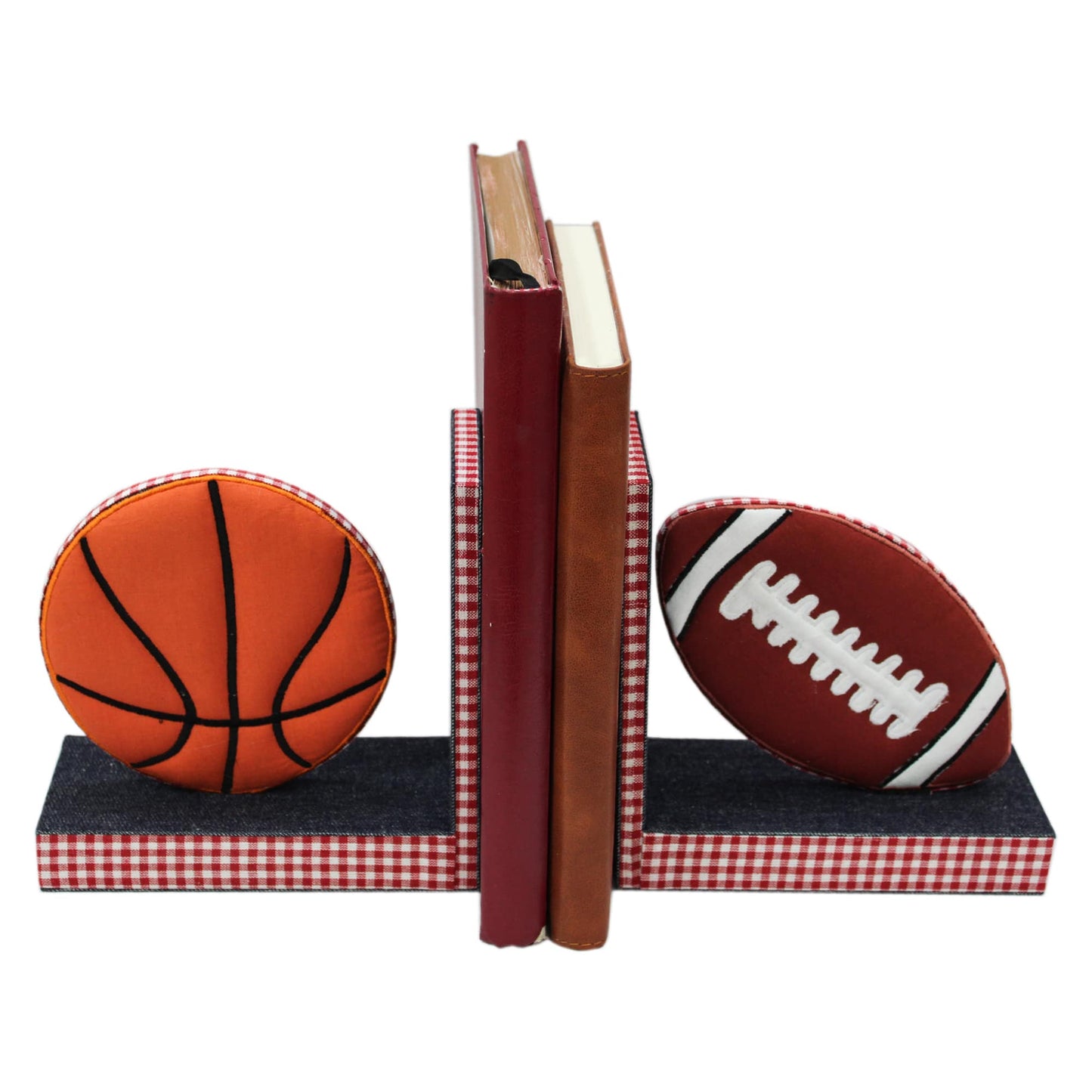 Embroidered Rugby Basketball Bookends