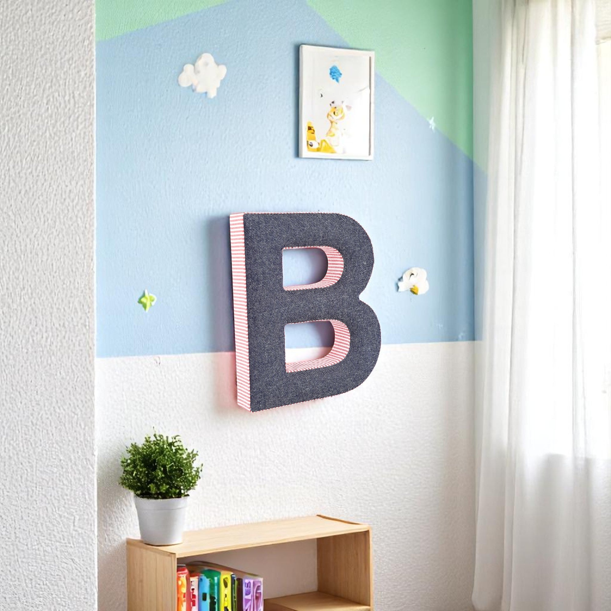 Wall Hanging Alphabet Letter "B"
