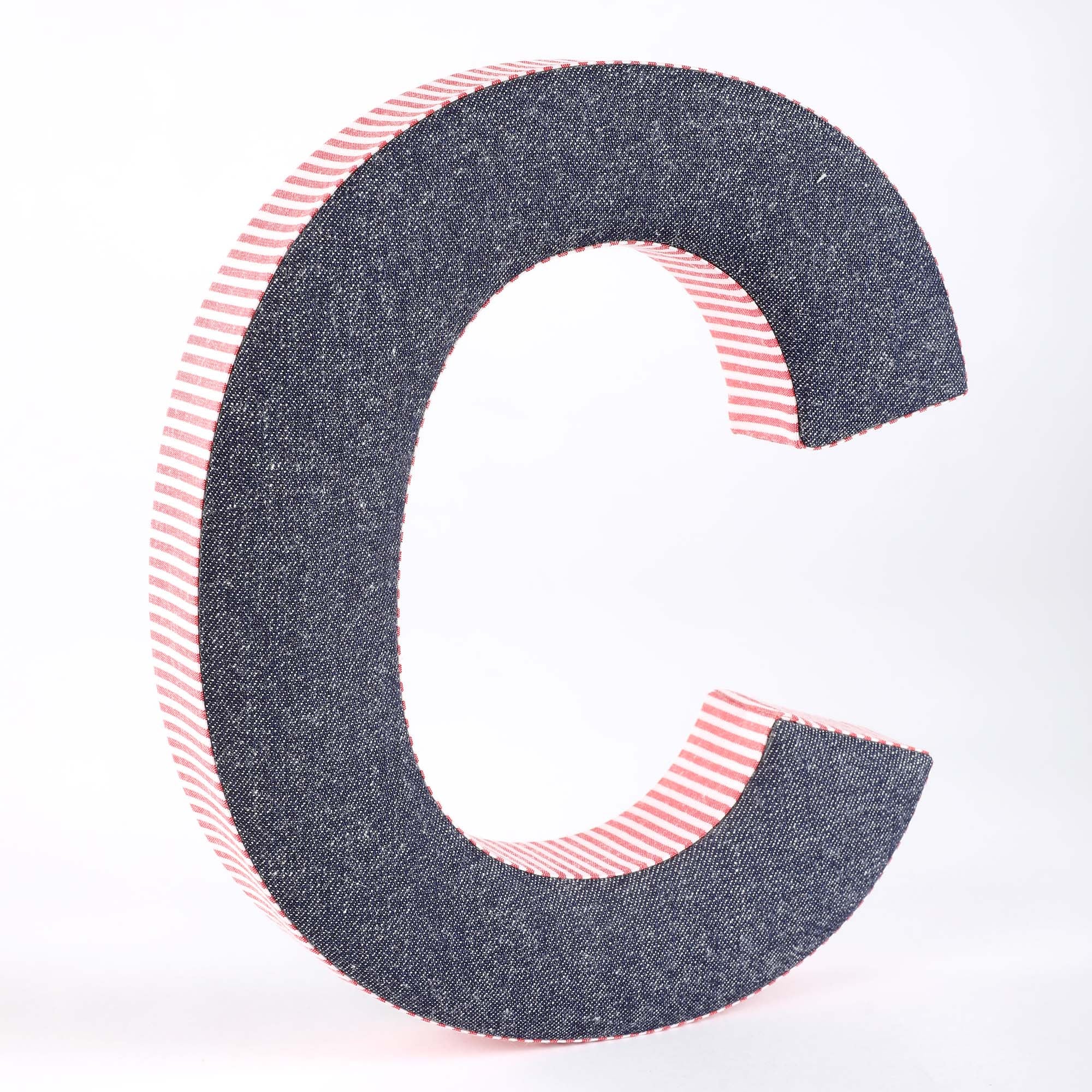 Wall Hanging Alphabet Letter "C"