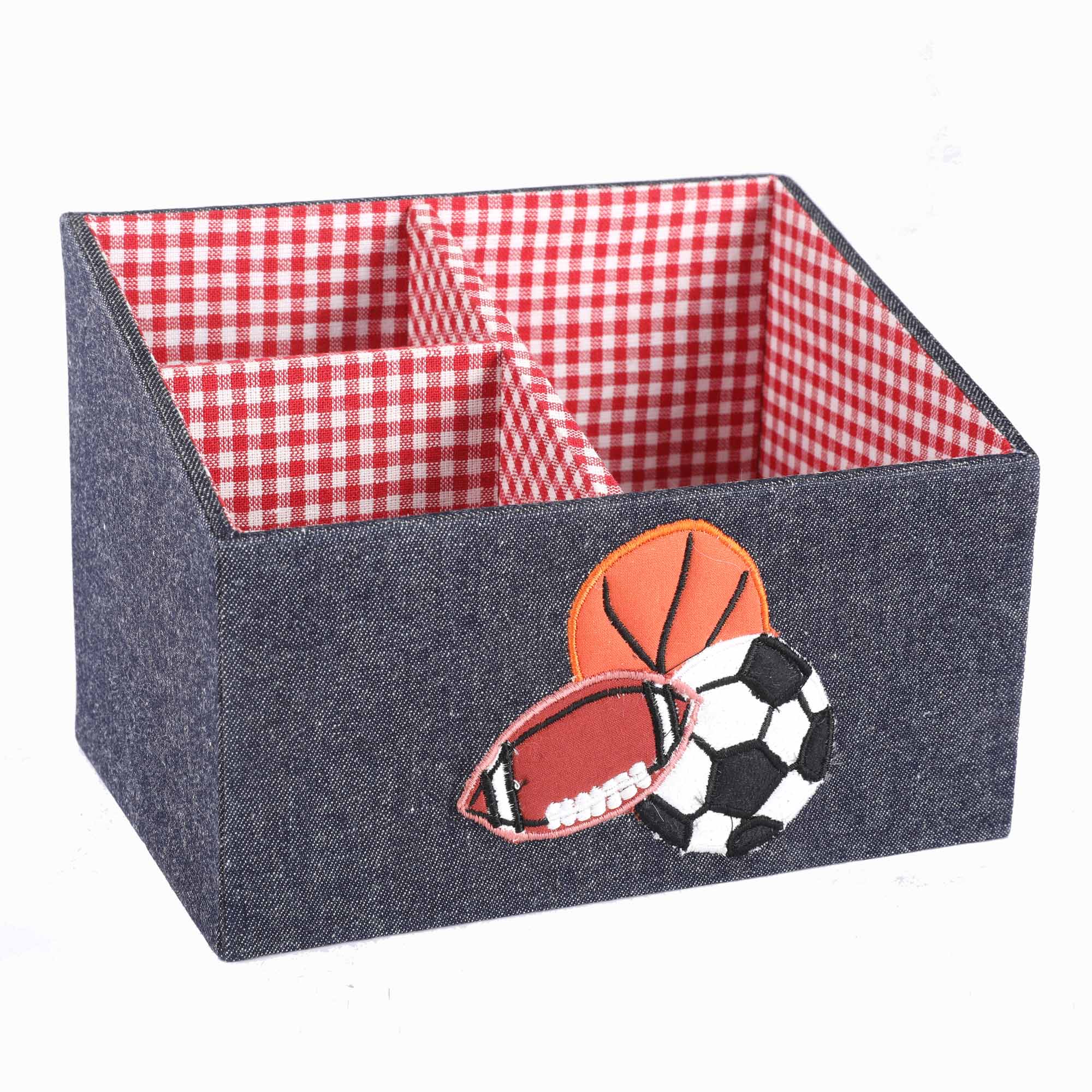 Sports Balls Design Stationary Organizer & Pen Holder (Set of 2)