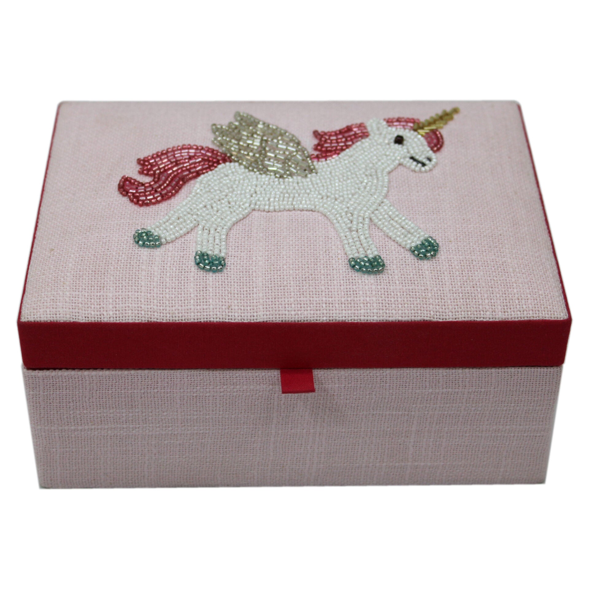 Unicorn Beaded Stationary Box for Kids