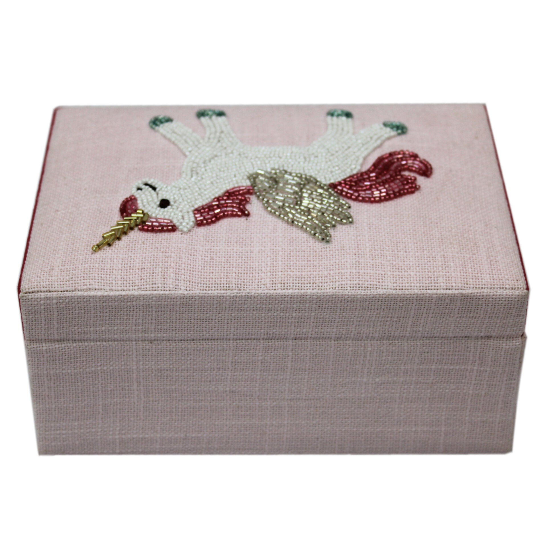 Unicorn Beaded Stationary Box for Kids
