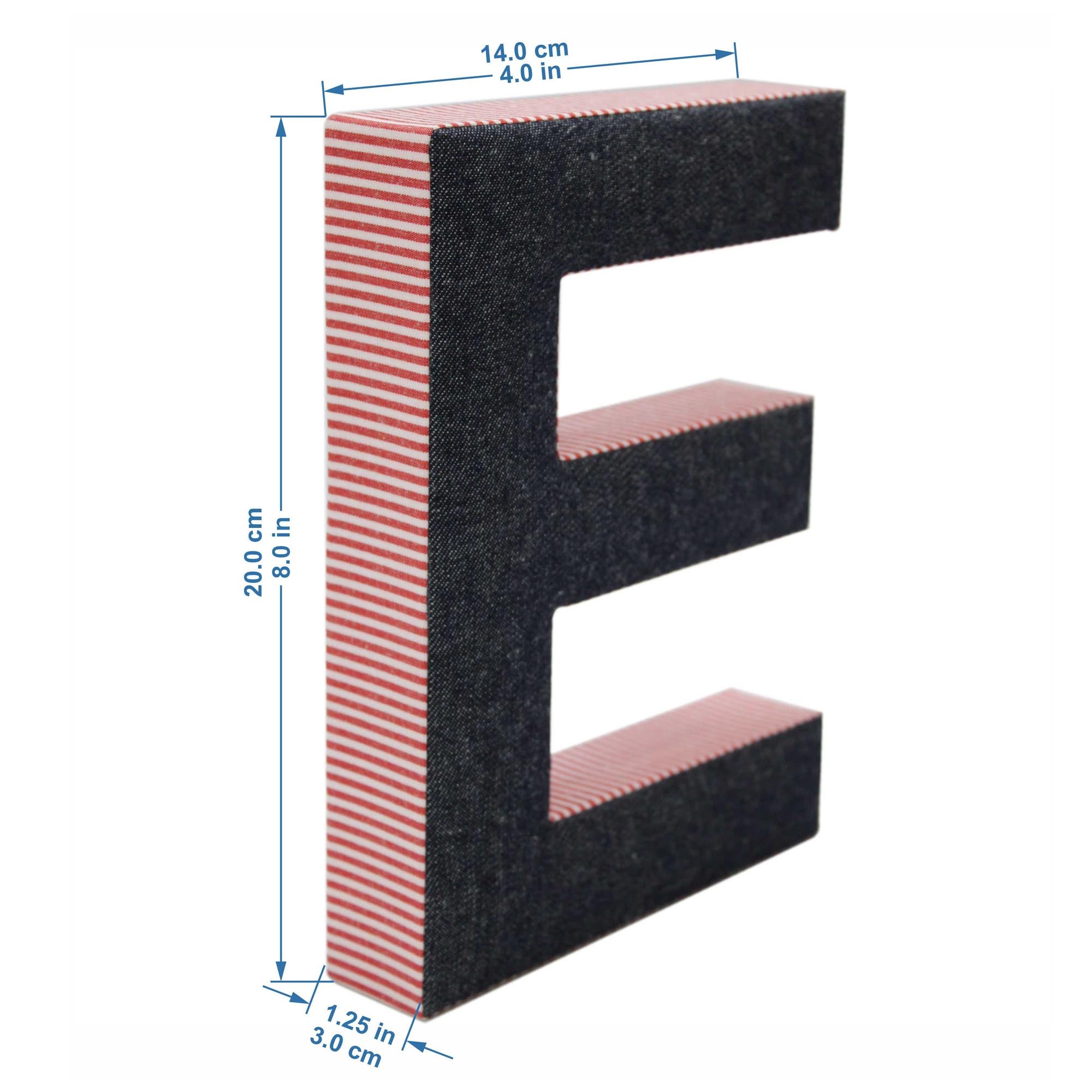 Wall Hanging Alphabet Letter "E"