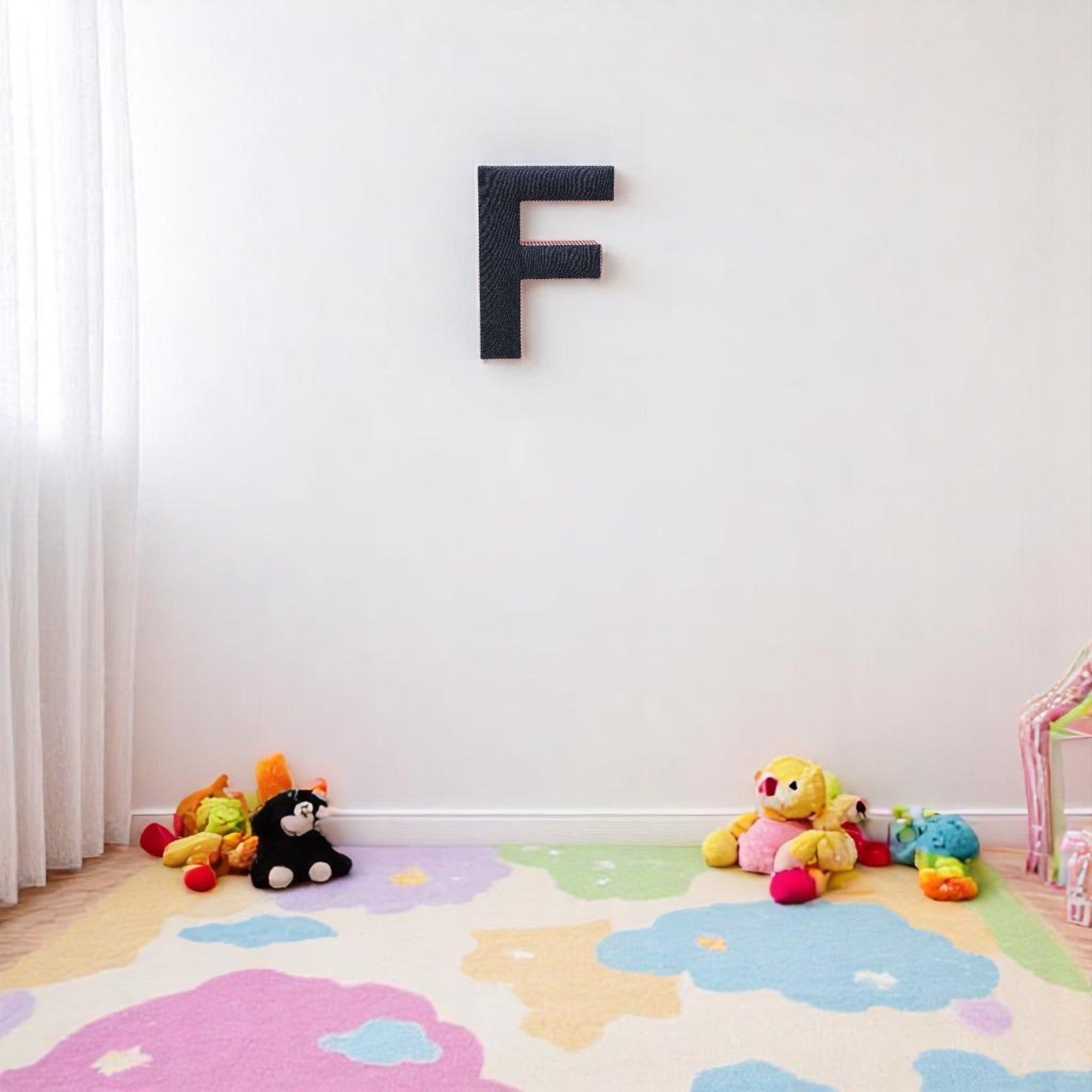 Wall Hanging Alphabet Letter "F"