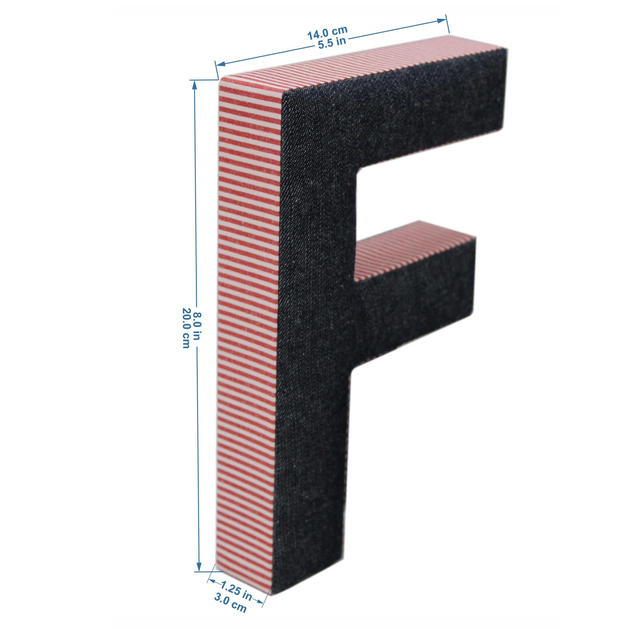 Wall Hanging Alphabet Letter "F"
