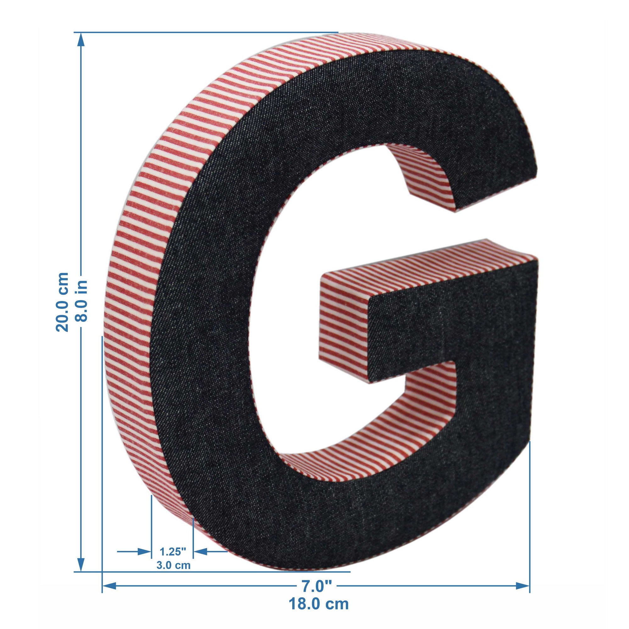 Wall Hanging Alphabet Letter "G"