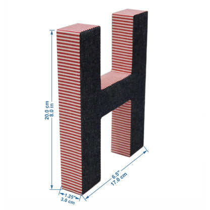 Wall Hanging Alphabet Letter "H"