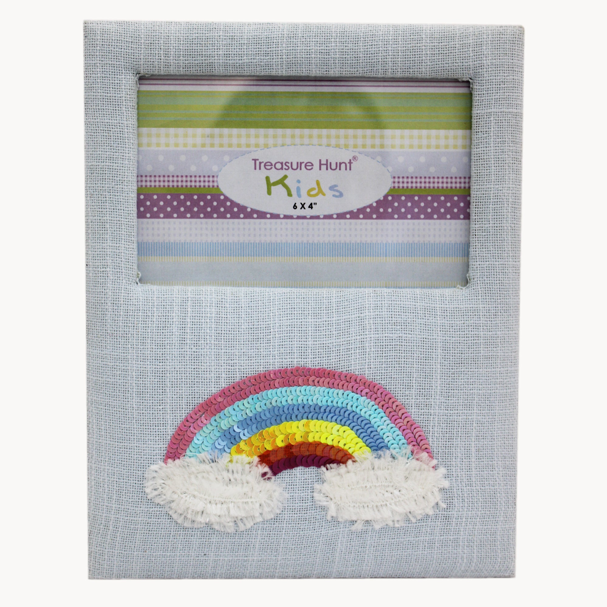 Rainbow Embroidered Kids Photo Frame
