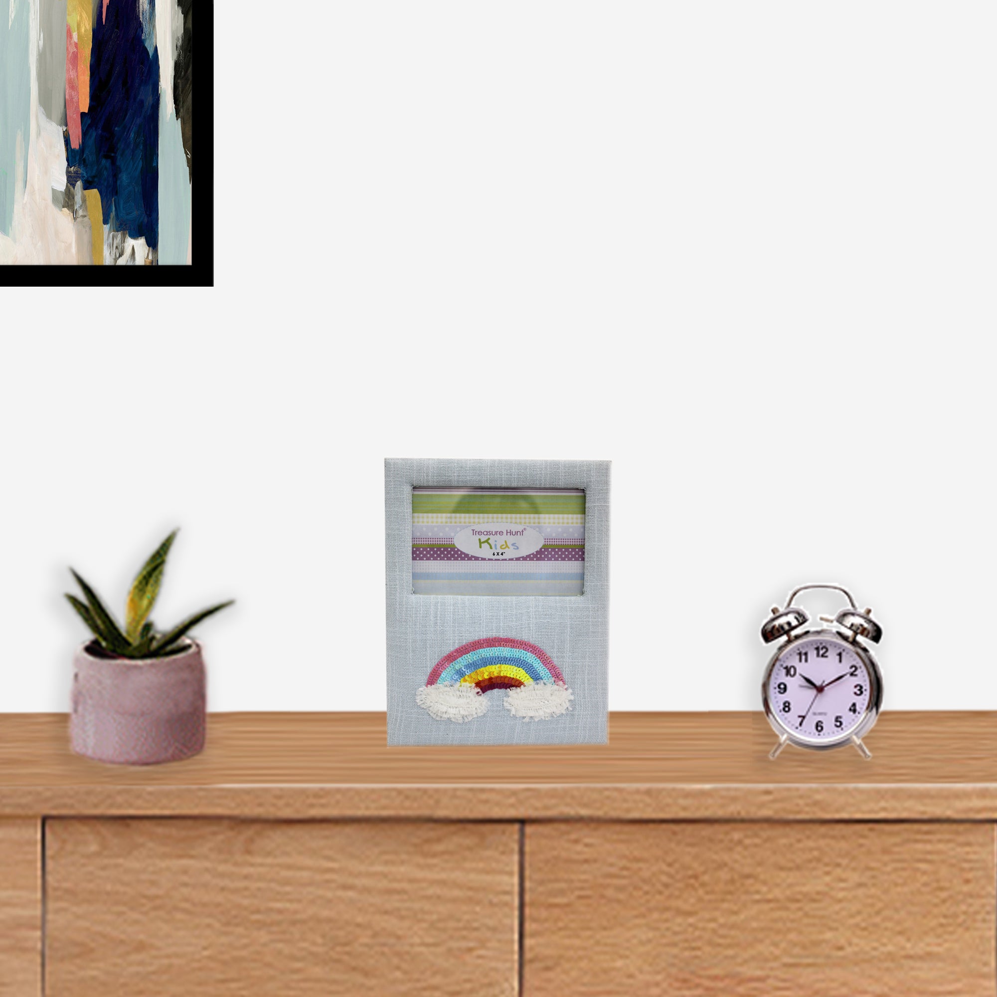 Rainbow Embroidered Kids Photo Frame