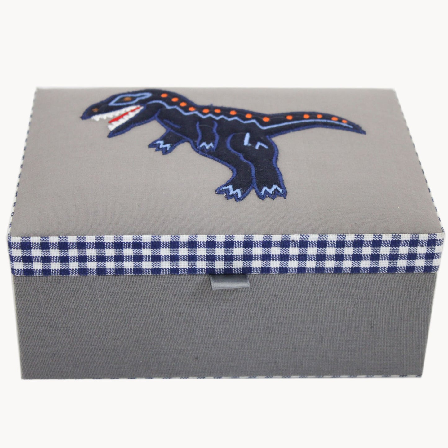 Dinosaur Box with Applique Work