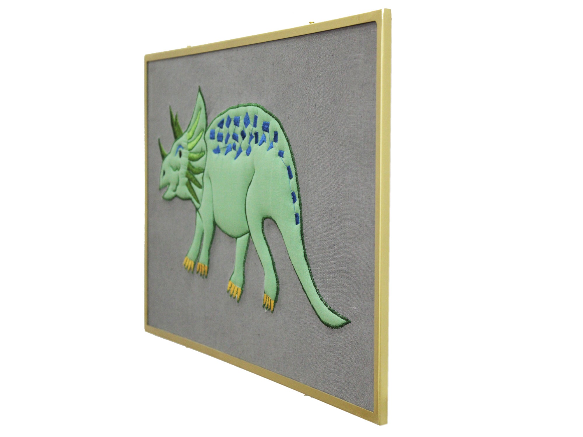 Embroidered Dinosaur Wall Décor for Kids