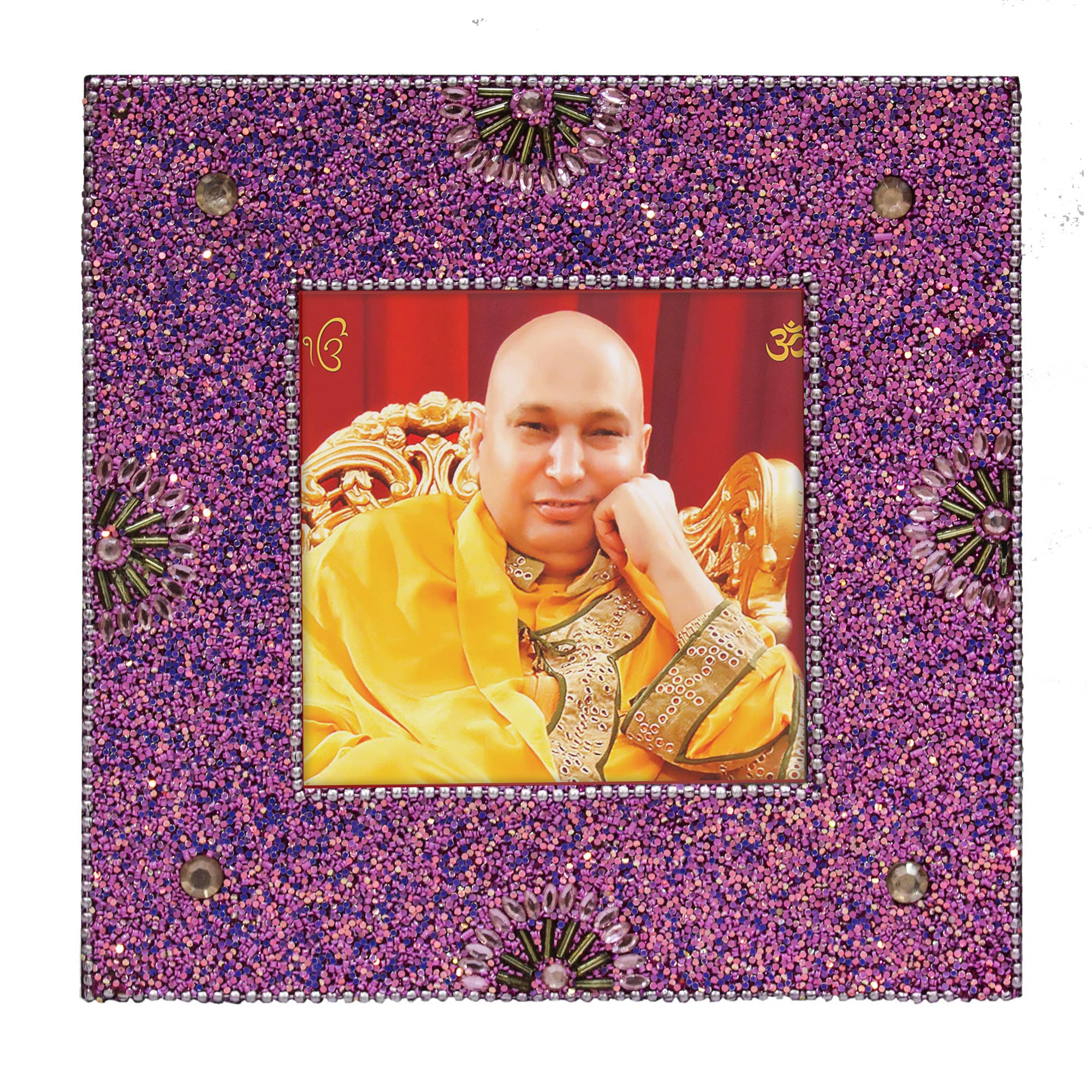 Handcrafted Guruji Photo Frame TH-1074