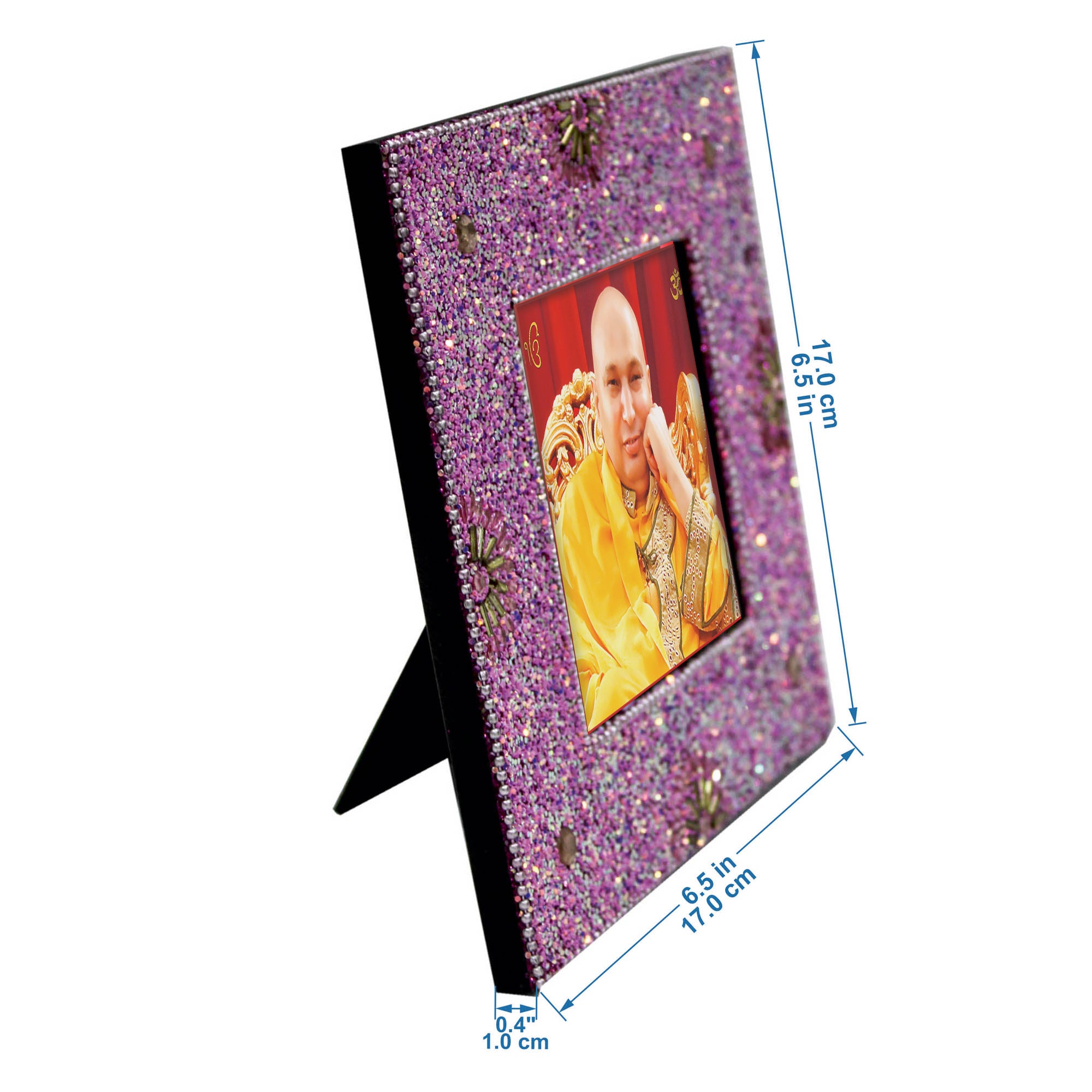  Handcrafted Guruji Photo Frame TH-1074 