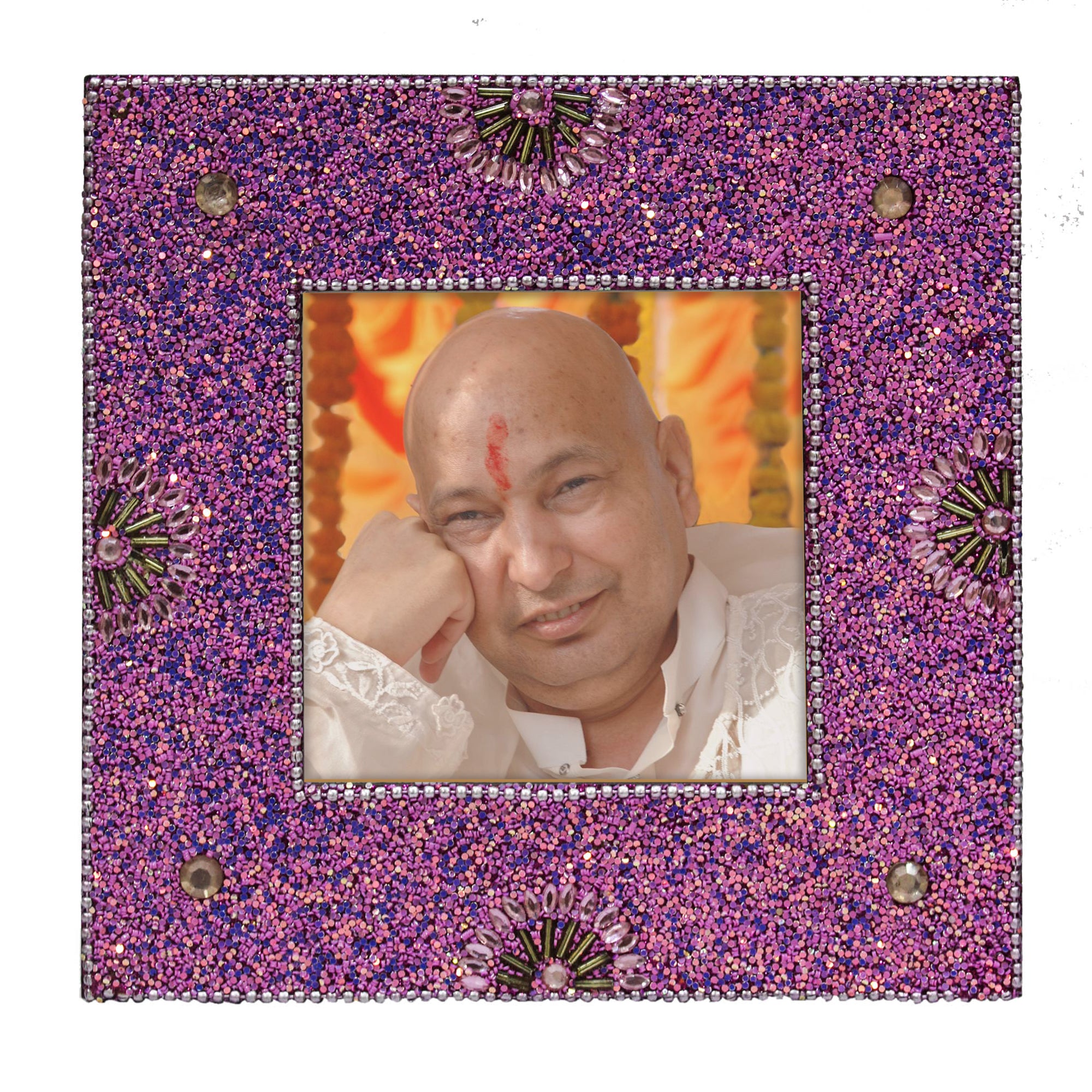 Handcrafted Guruji Photo Frame TH-1076