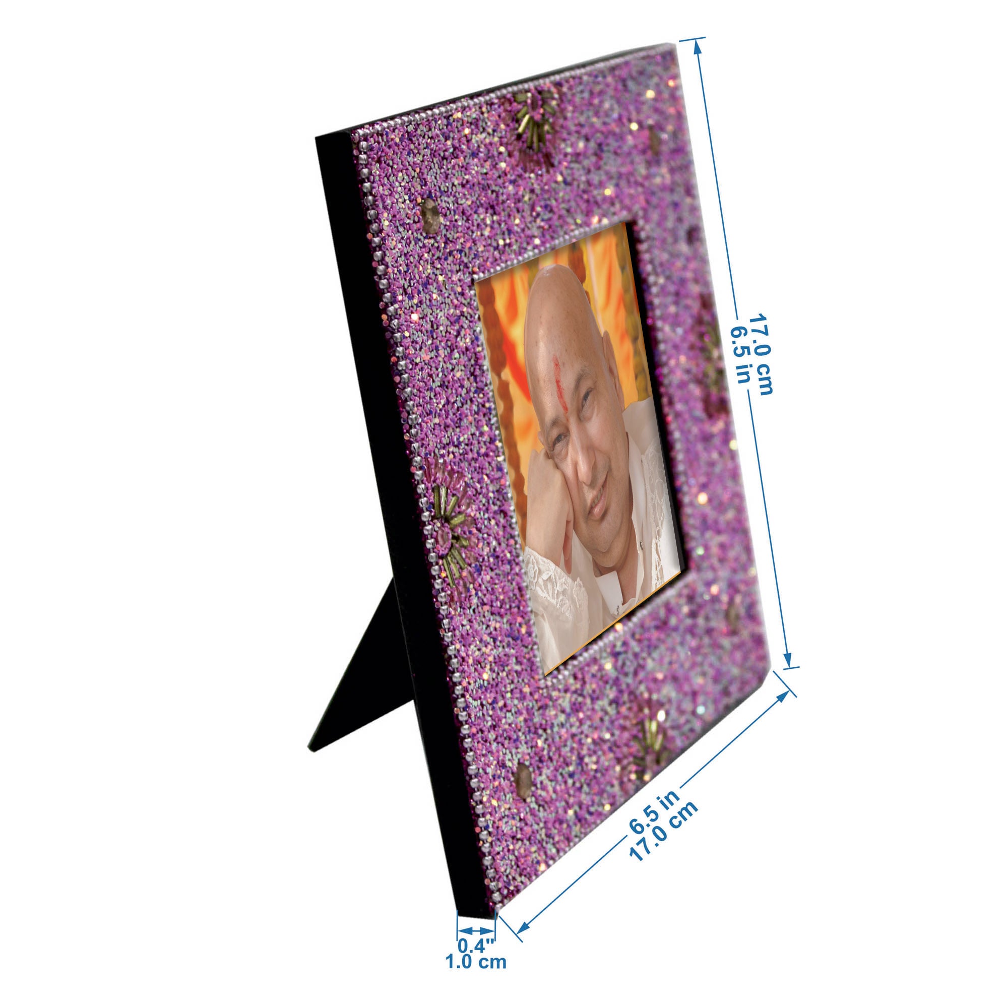  Handcrafted Guruji Photo Frame TH-1076 