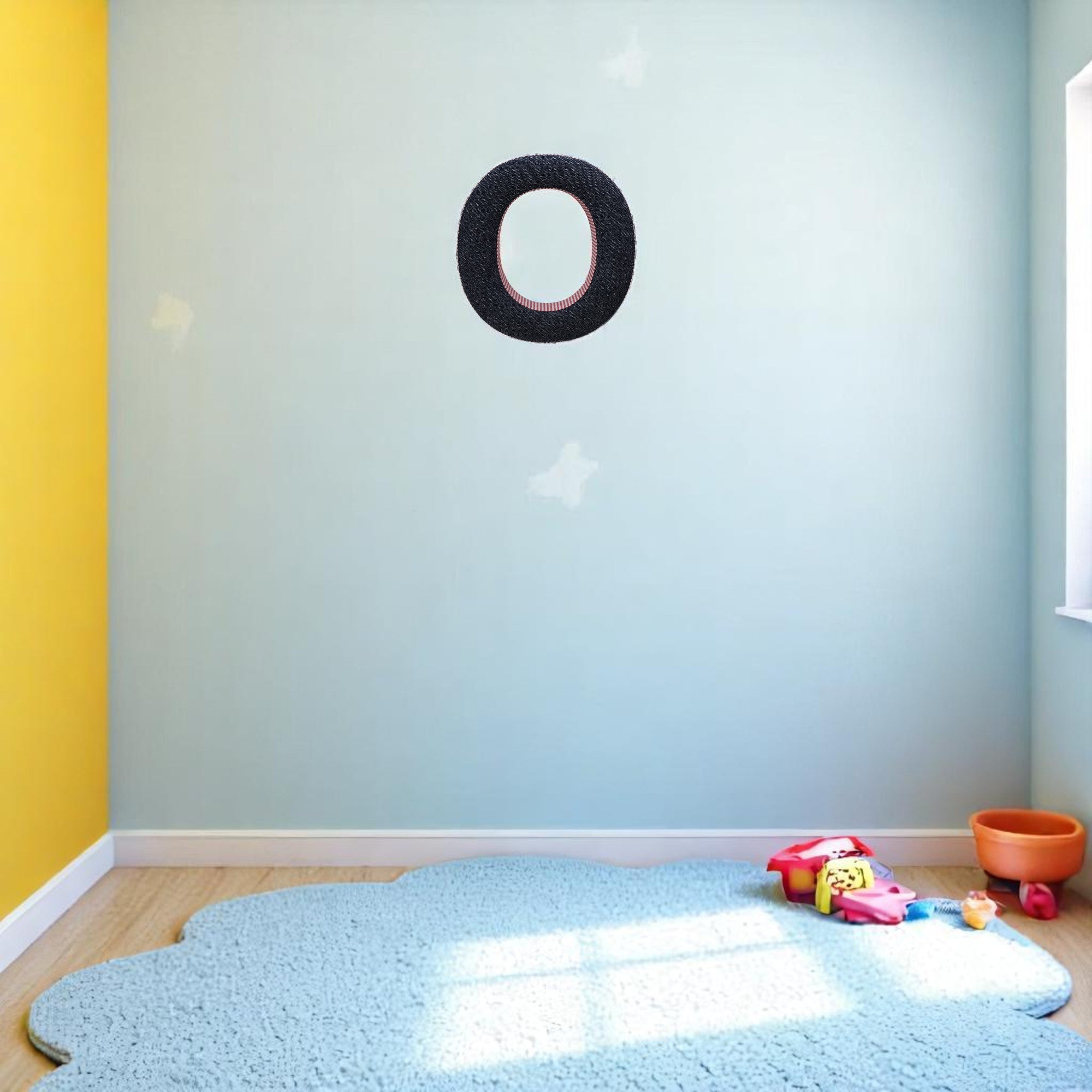 Wall Hanging Alphabet Letter "O"