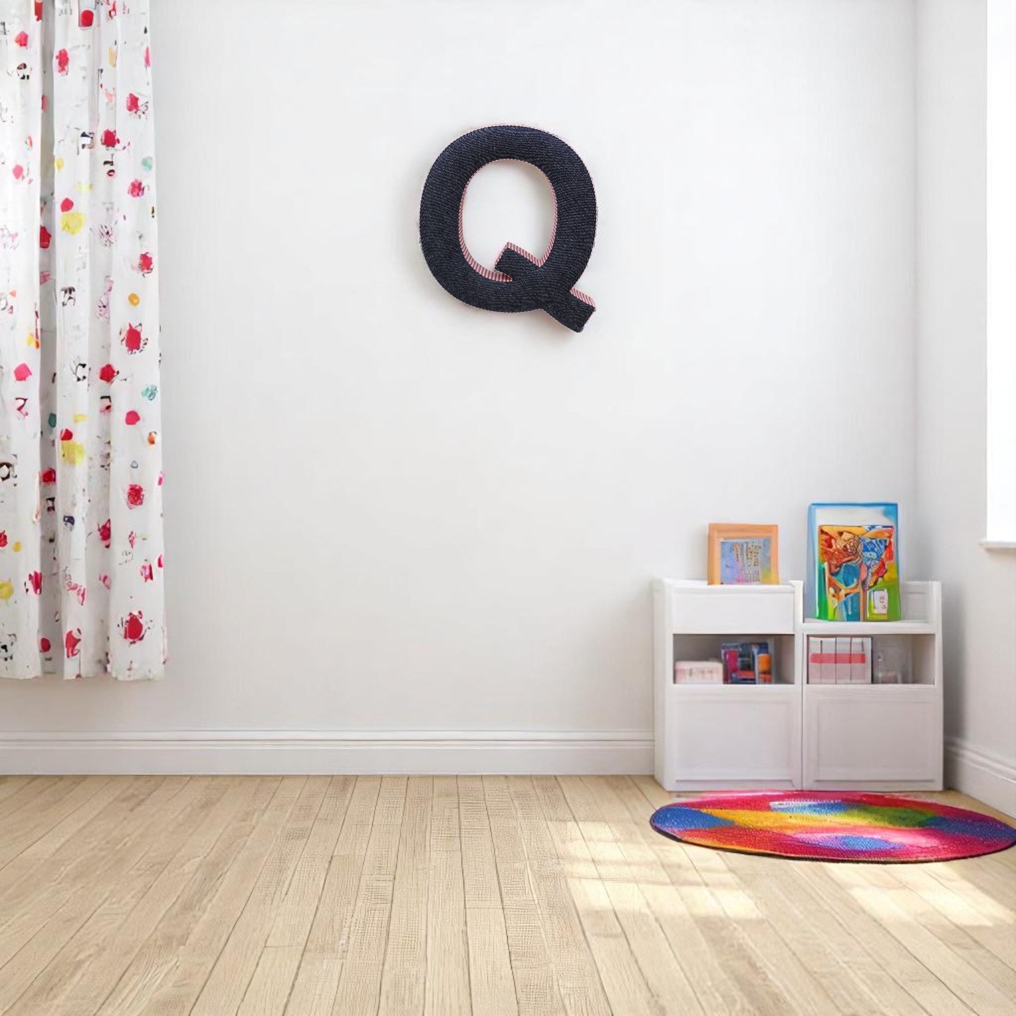 Wall Hanging Alphabet Letter "Q"