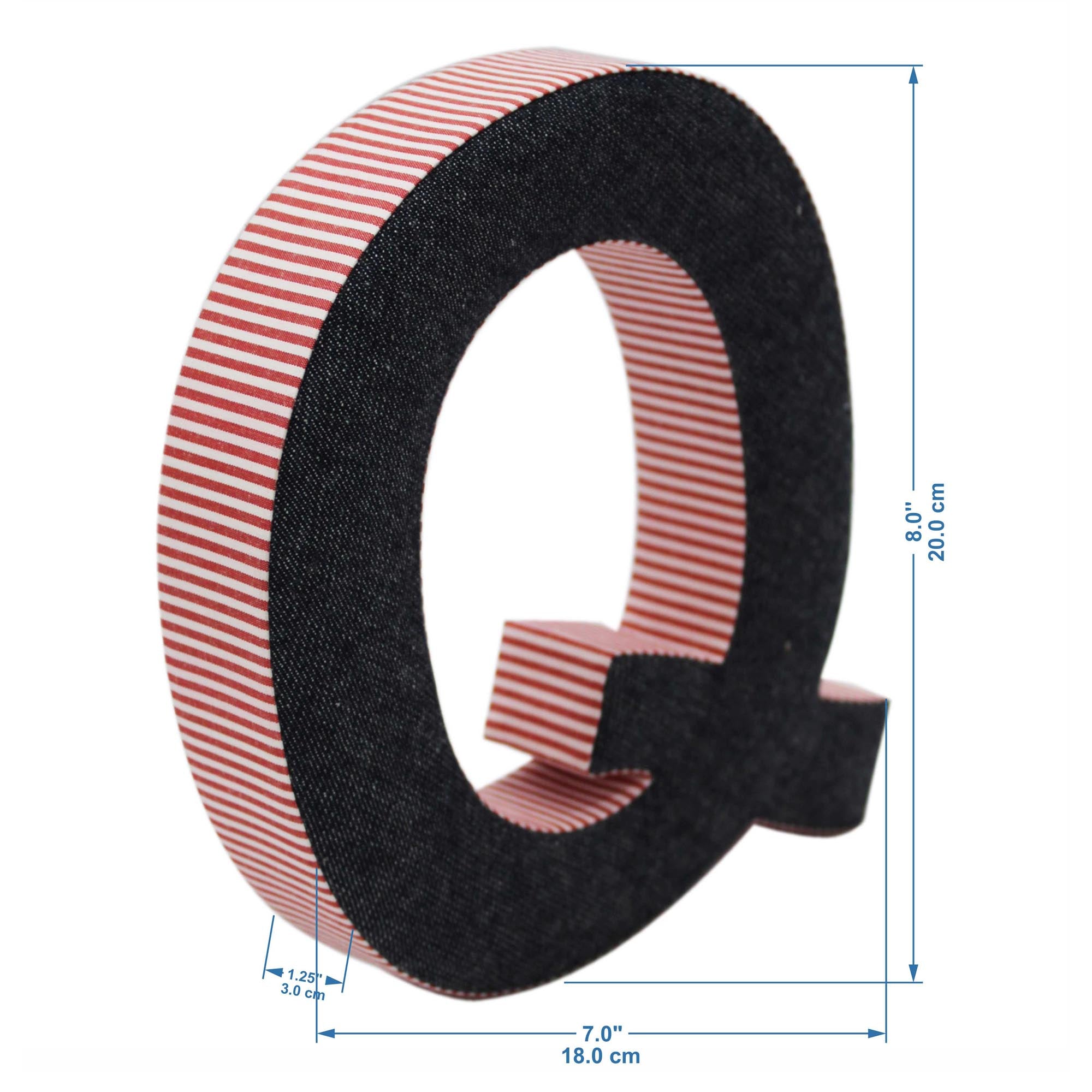 Wall Hanging Alphabet Letter "Q"