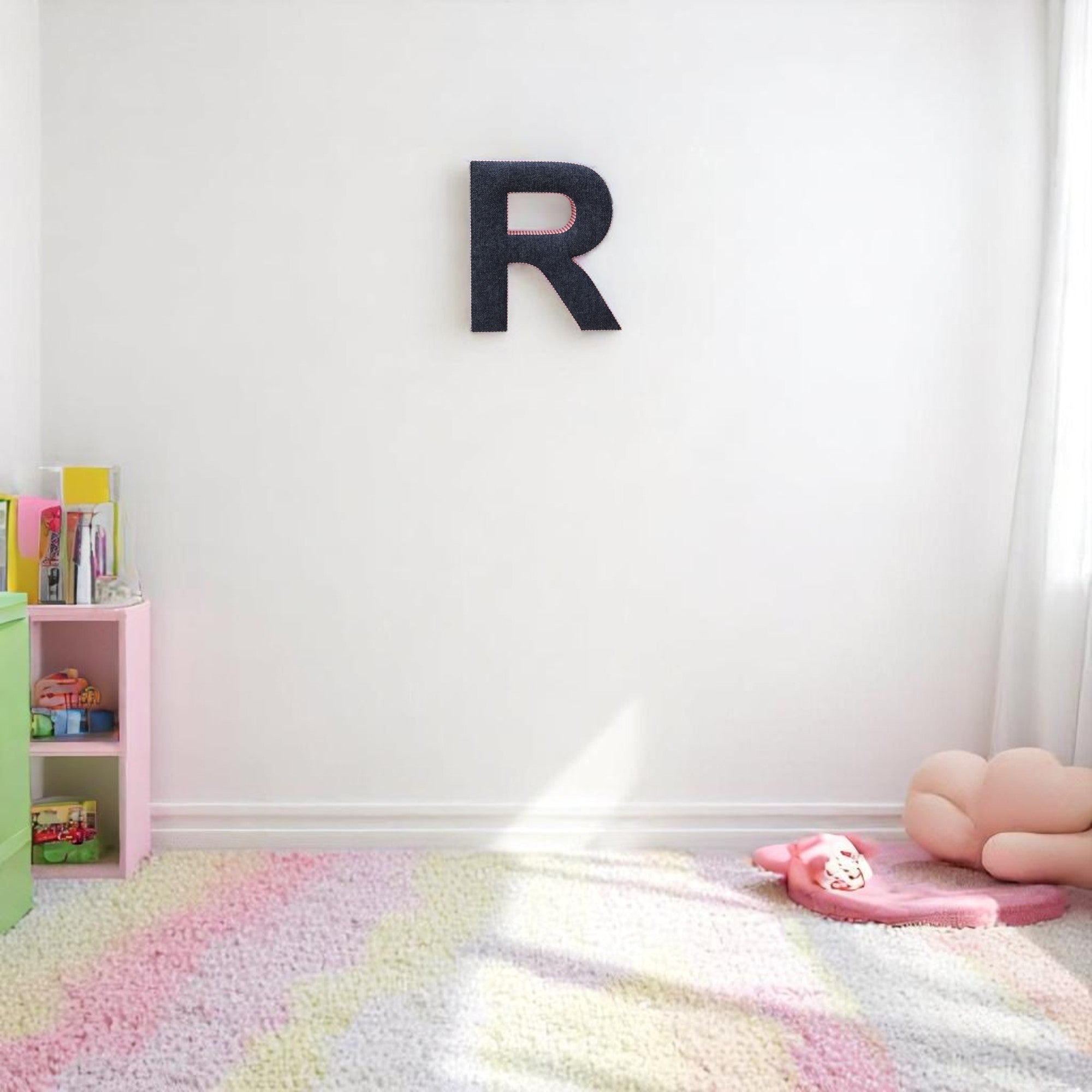 Wall Hanging Alphabet Letter "R"