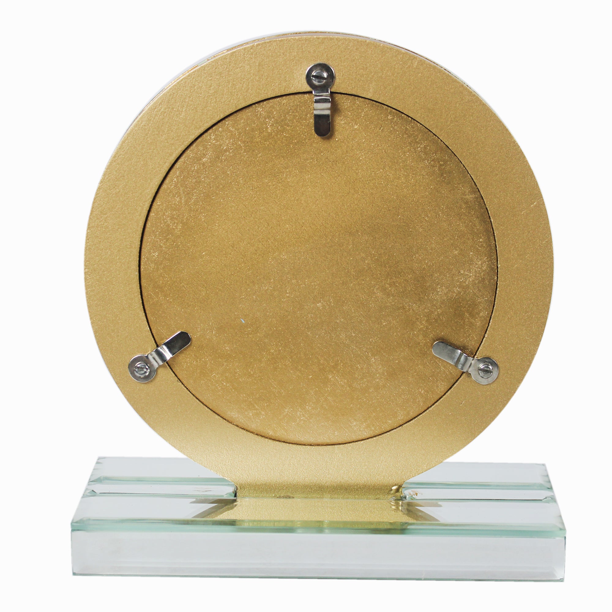 Guruji Gold Designer Glass Photo Frame for Blessings