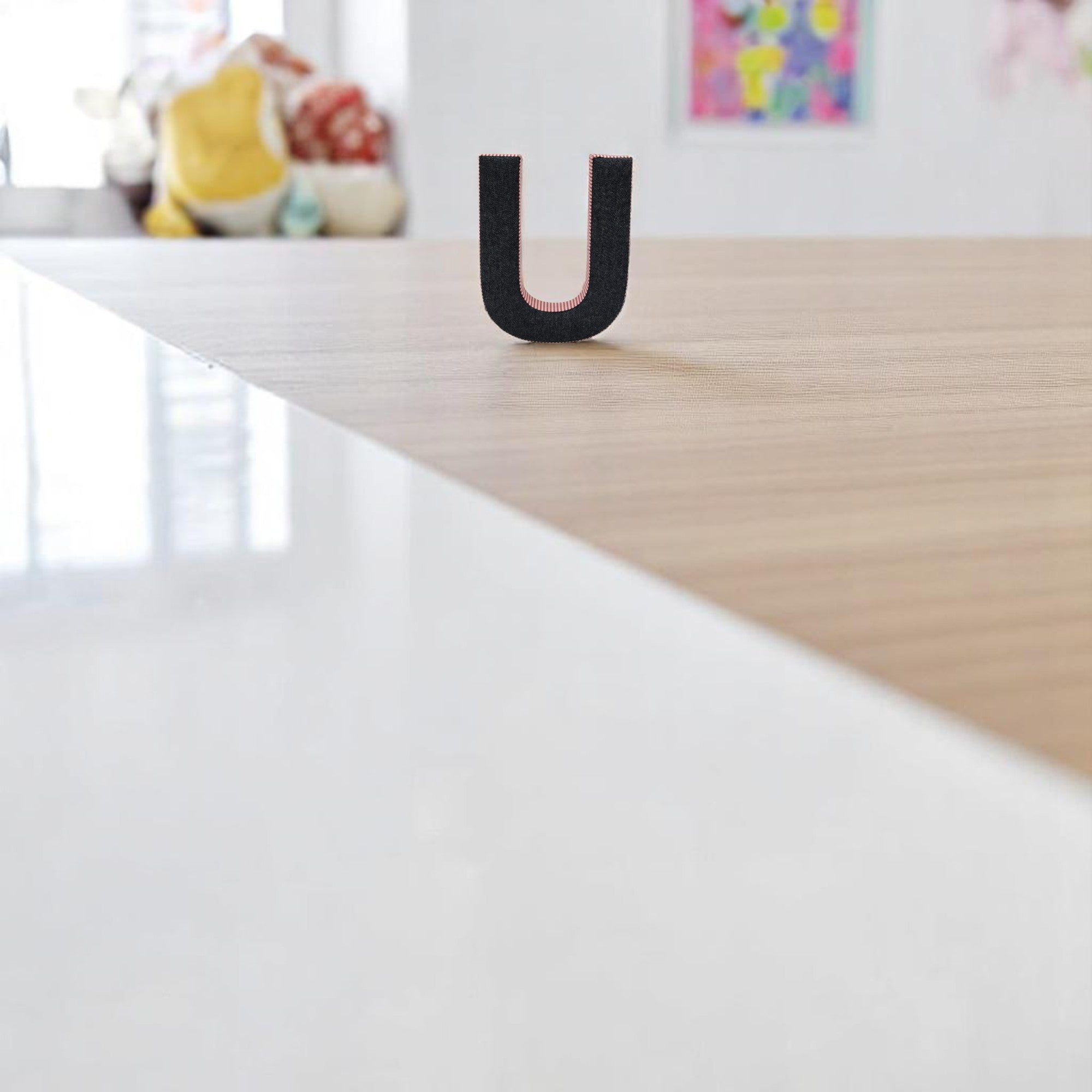 Wall Hanging Alphabet Letter "U"