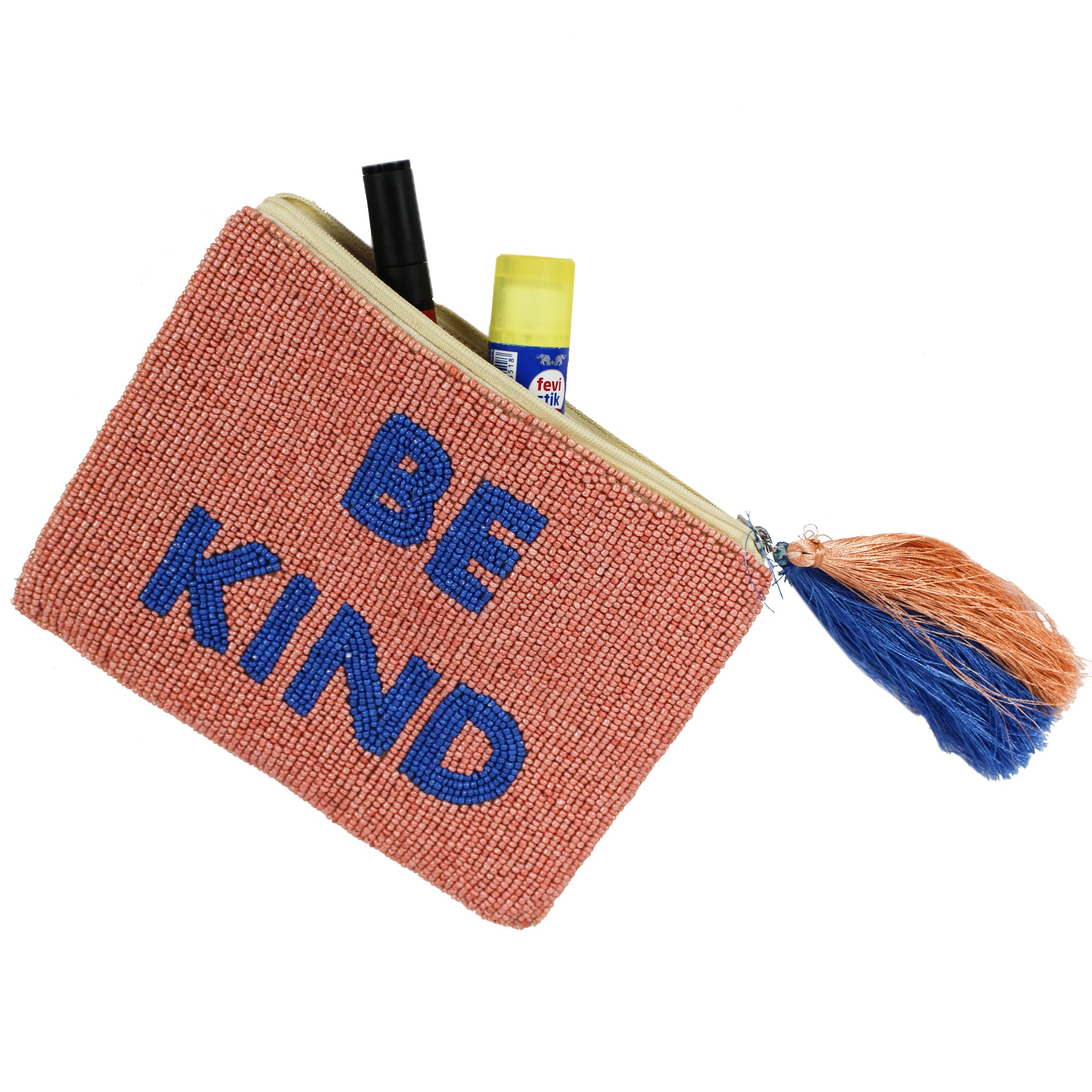 Hand Beaded Pouches For Kids Art Bag