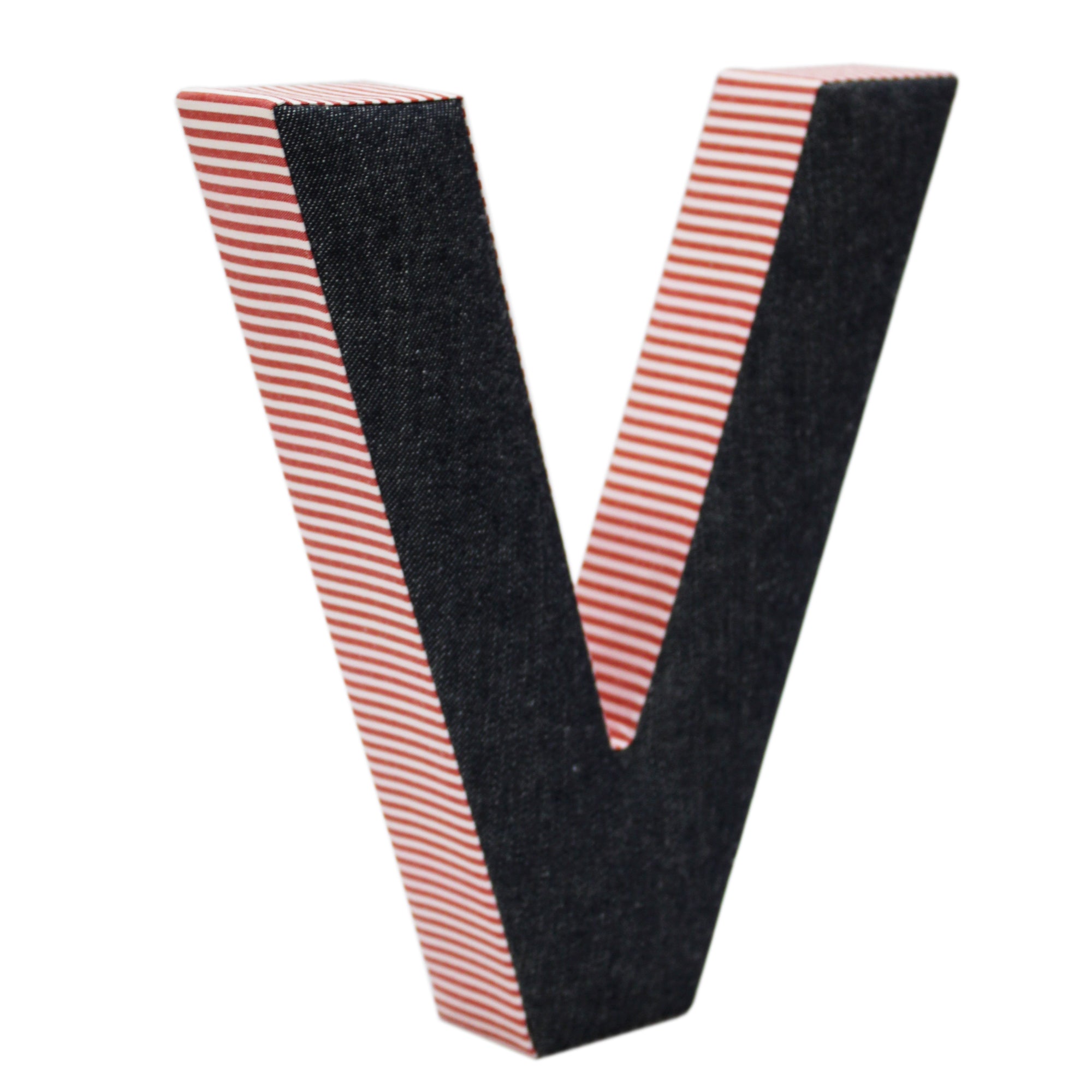 Wall Hanging Alphabet Letter "V"