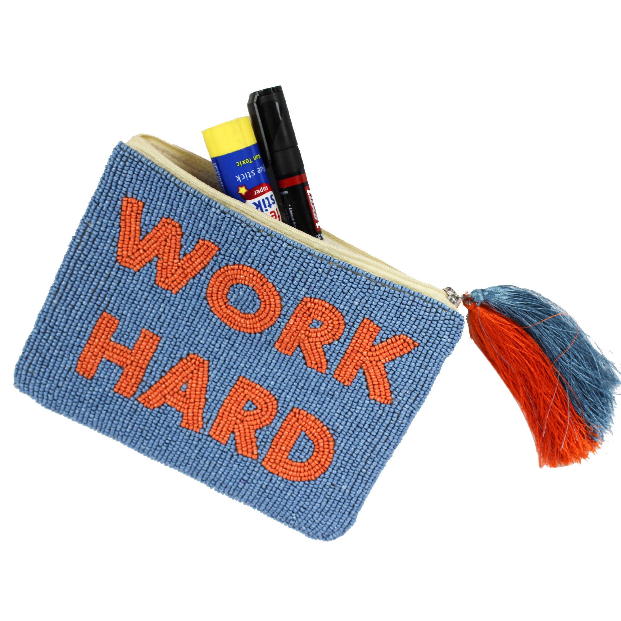Hand Beaded Pouches For Kids Art Bag