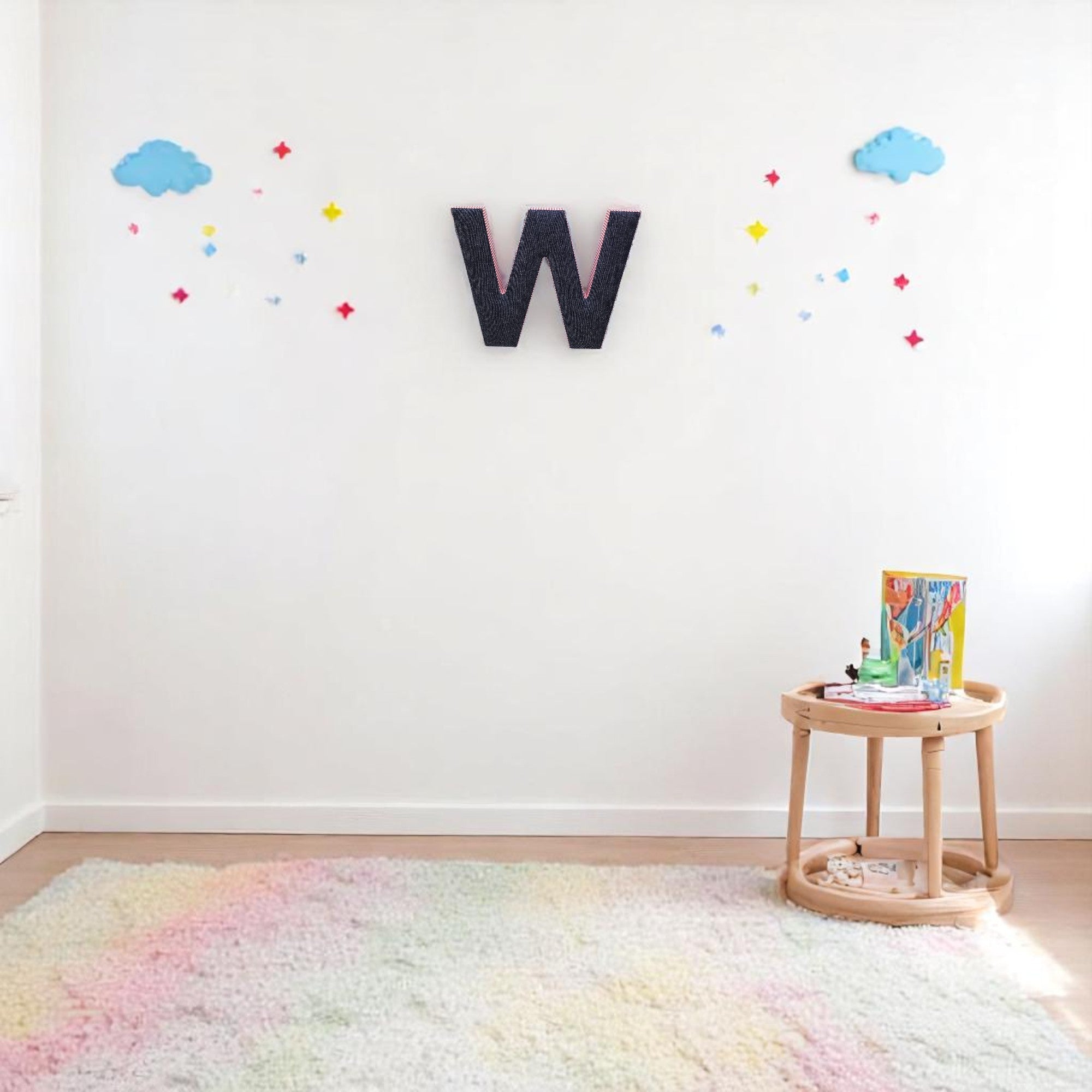 Wall Hanging Alphabet Letter "W"