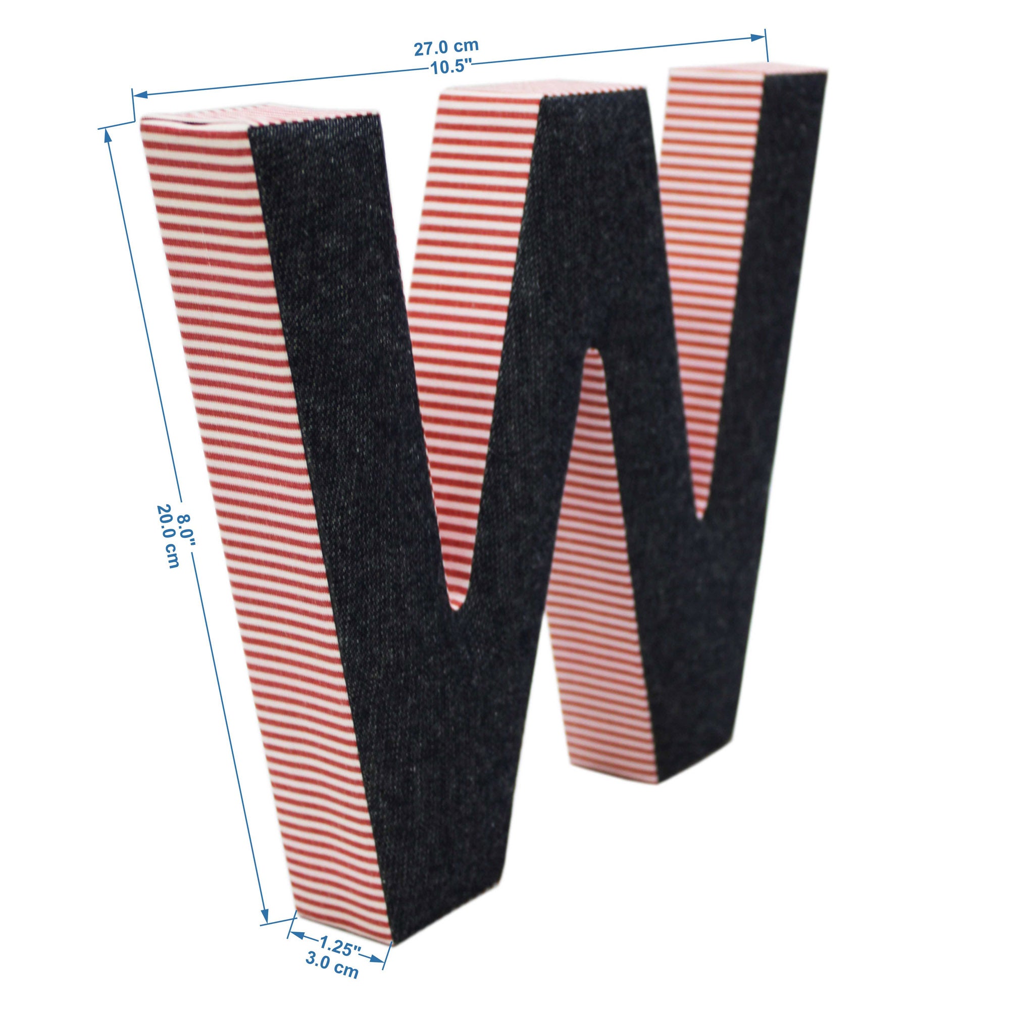 Wall Hanging Alphabet Letter "W"