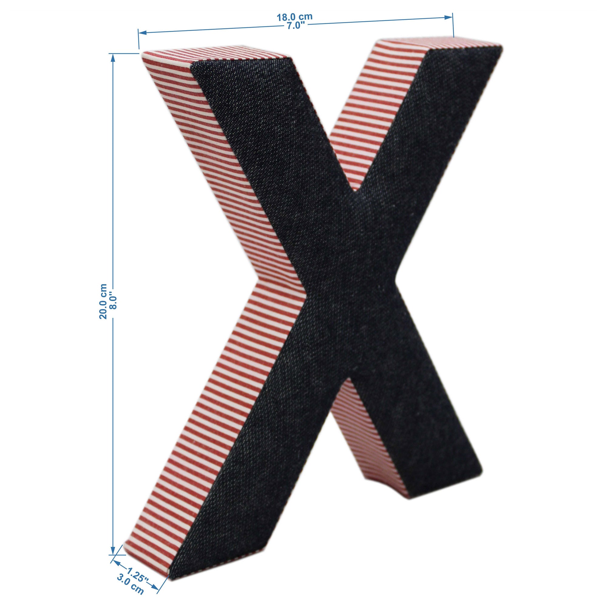 Wall Hanging Alphabet Letter "X"