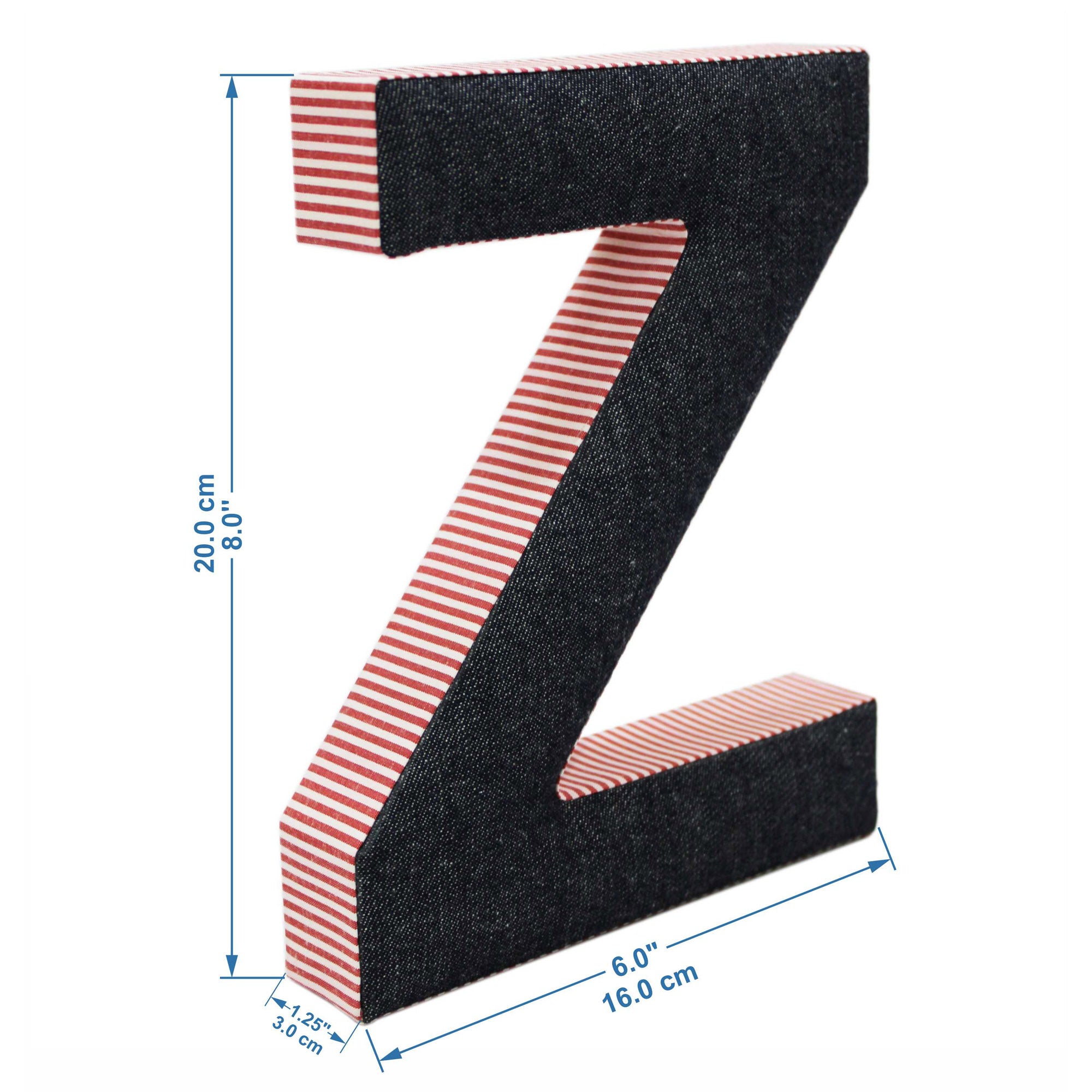 Wall Hanging Alphabet Letter "Z"