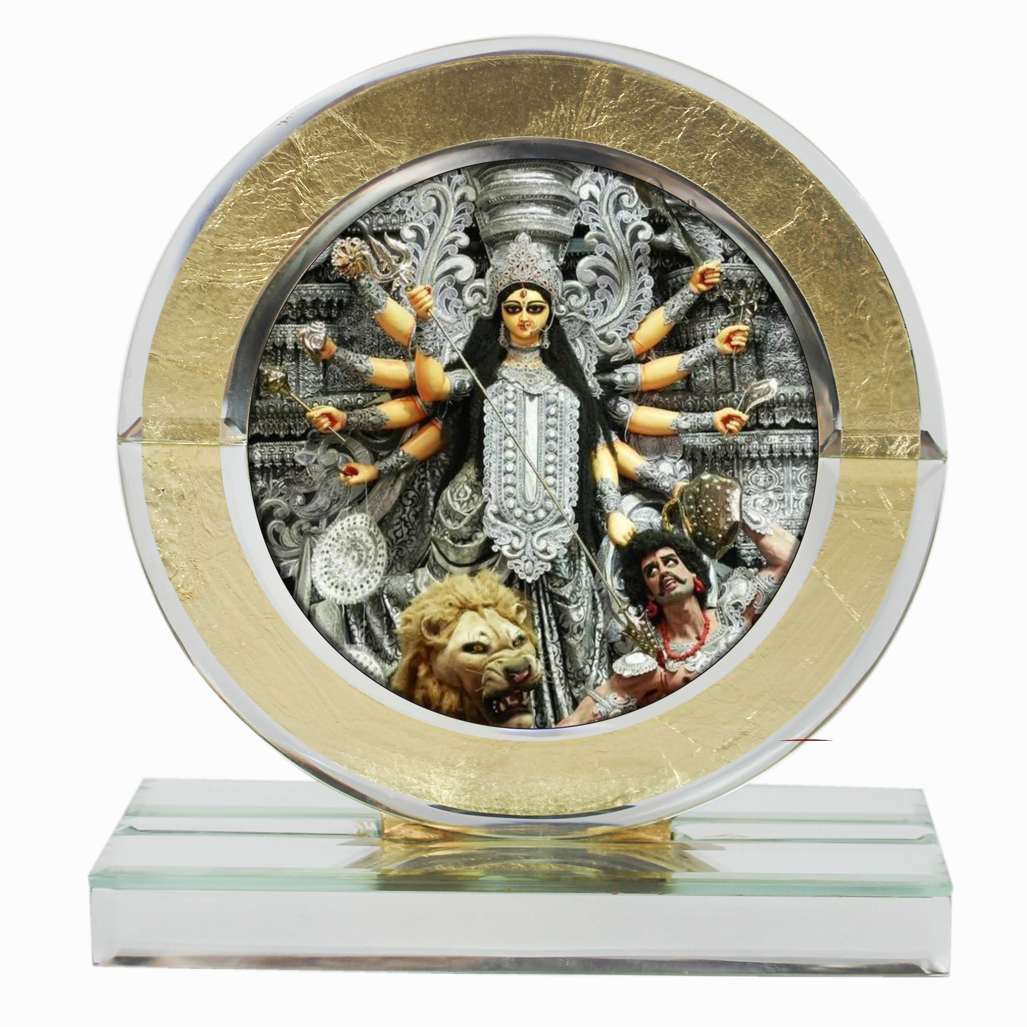 Mahishasur Mardini Mata Photo Frame for Blessings