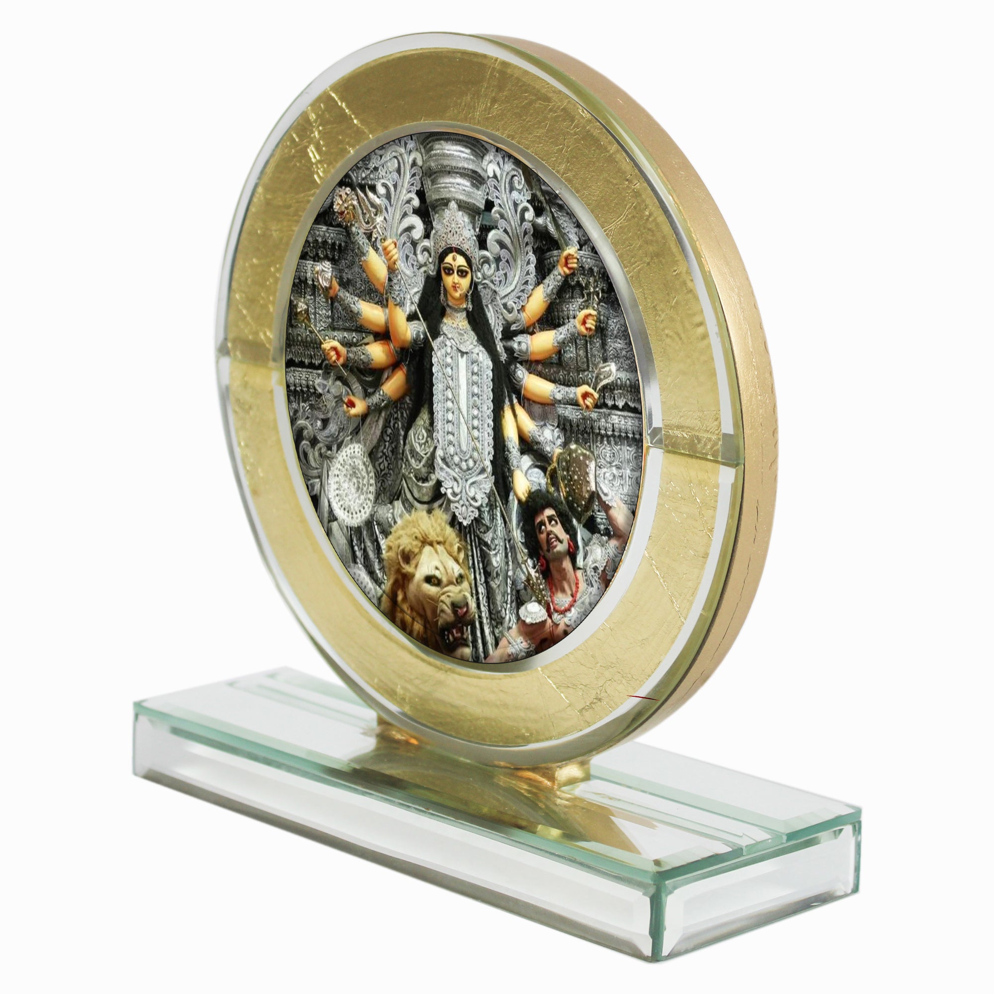 Mahishasur Mardini Mata Photo Frame for Blessings