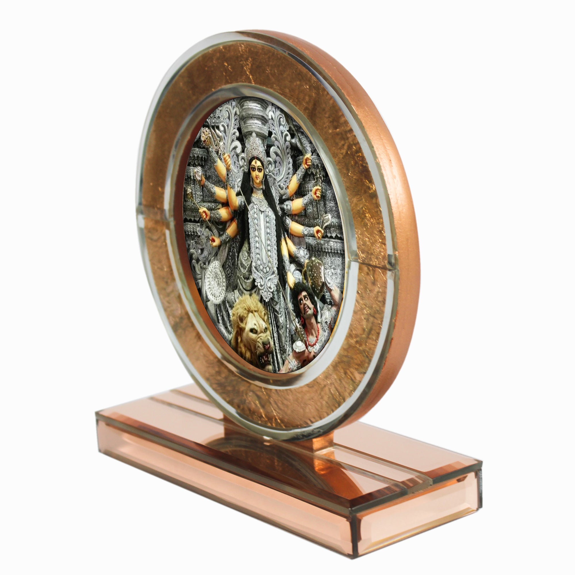 Mahishasur Mardini Durga Mata Photo Frame for Blessings