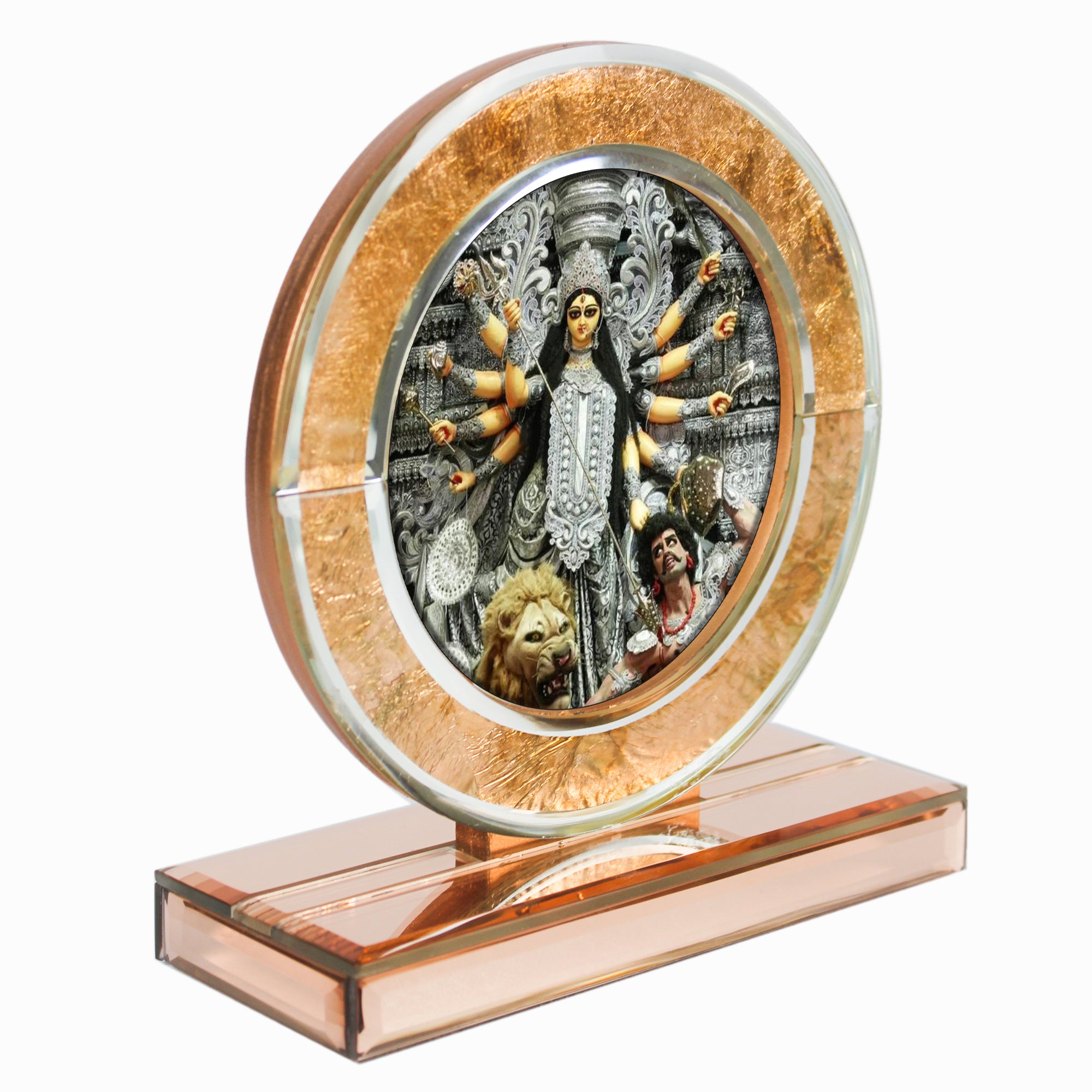 Mahishasur Mardini Durga Mata Photo Frame for Blessings