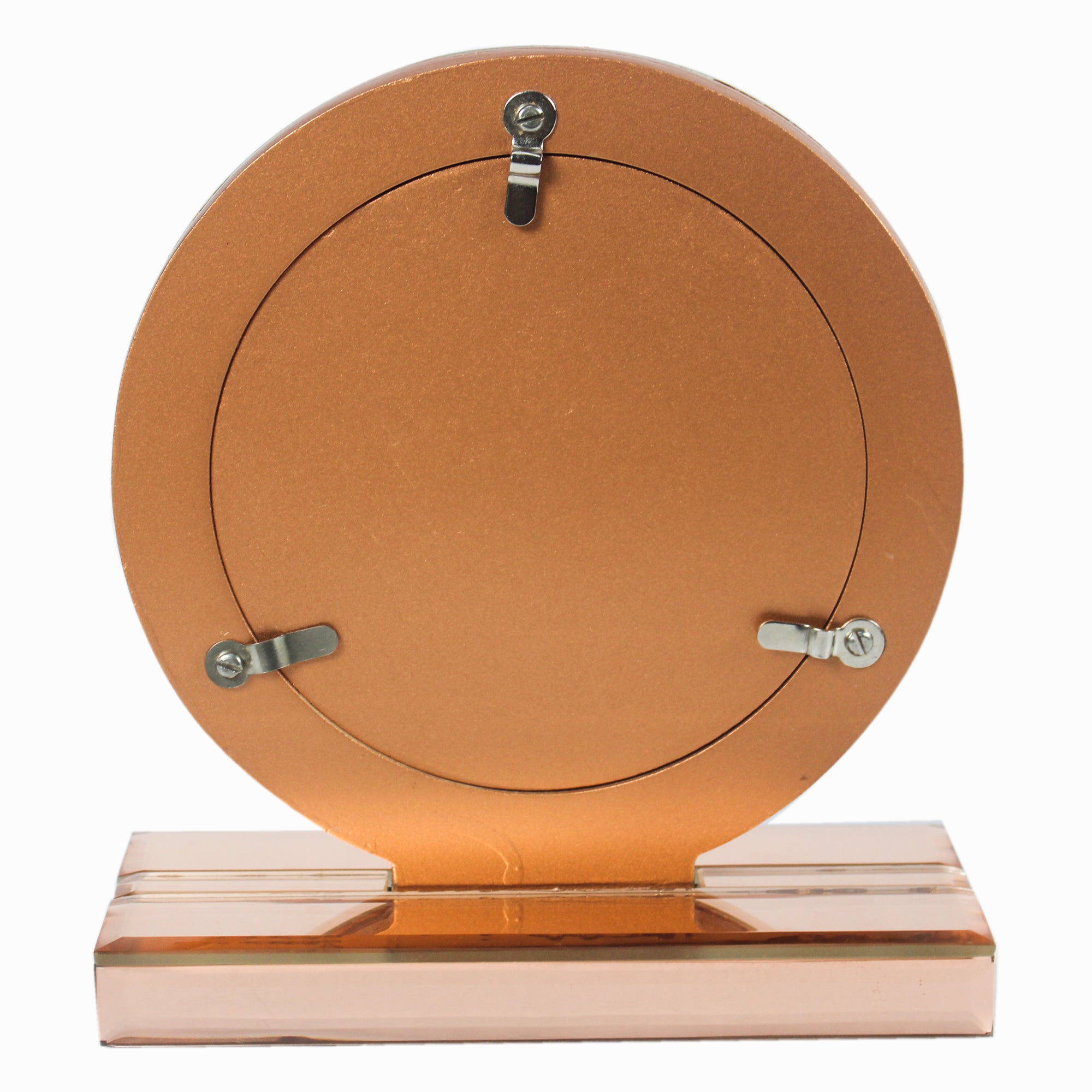 Lord Shiva and Goddess Parvati Ji Rose Gold Mirror Photo Frame for Blessings-TH-5700