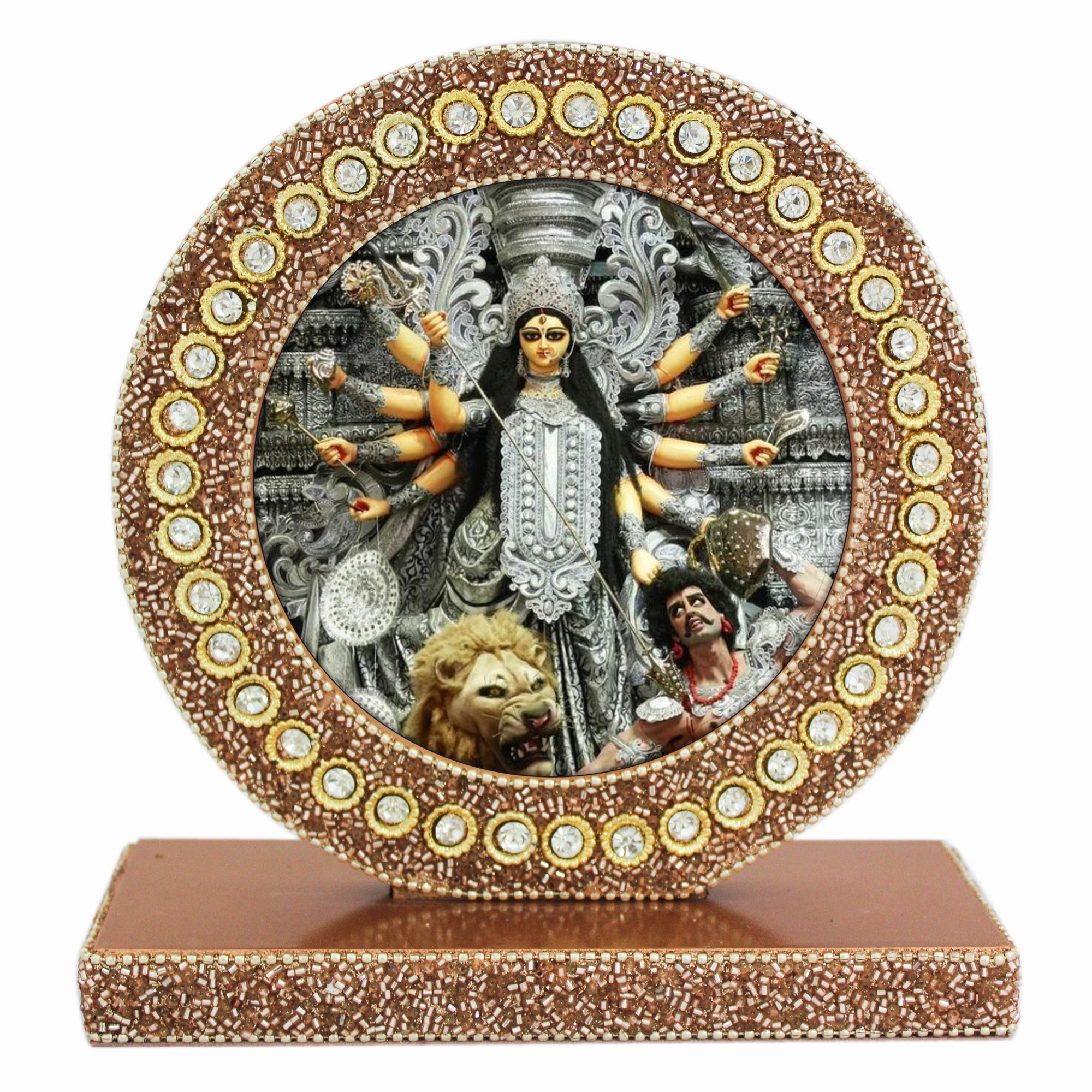 Mahishasur Mardini Durga Mata Frame for Blessings